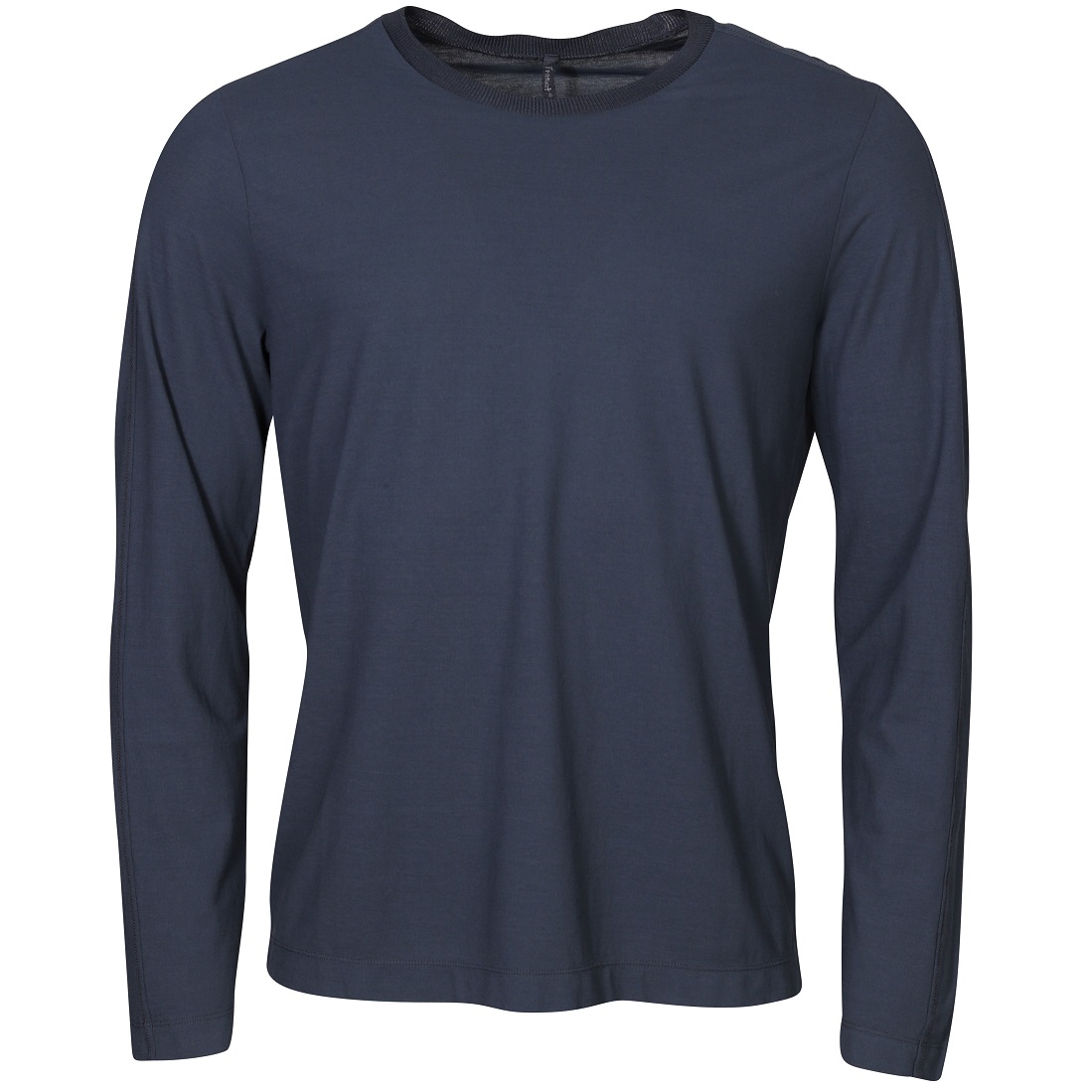 TRANSIT UOMO Light Cotton Longsleeve in Blue 3XL