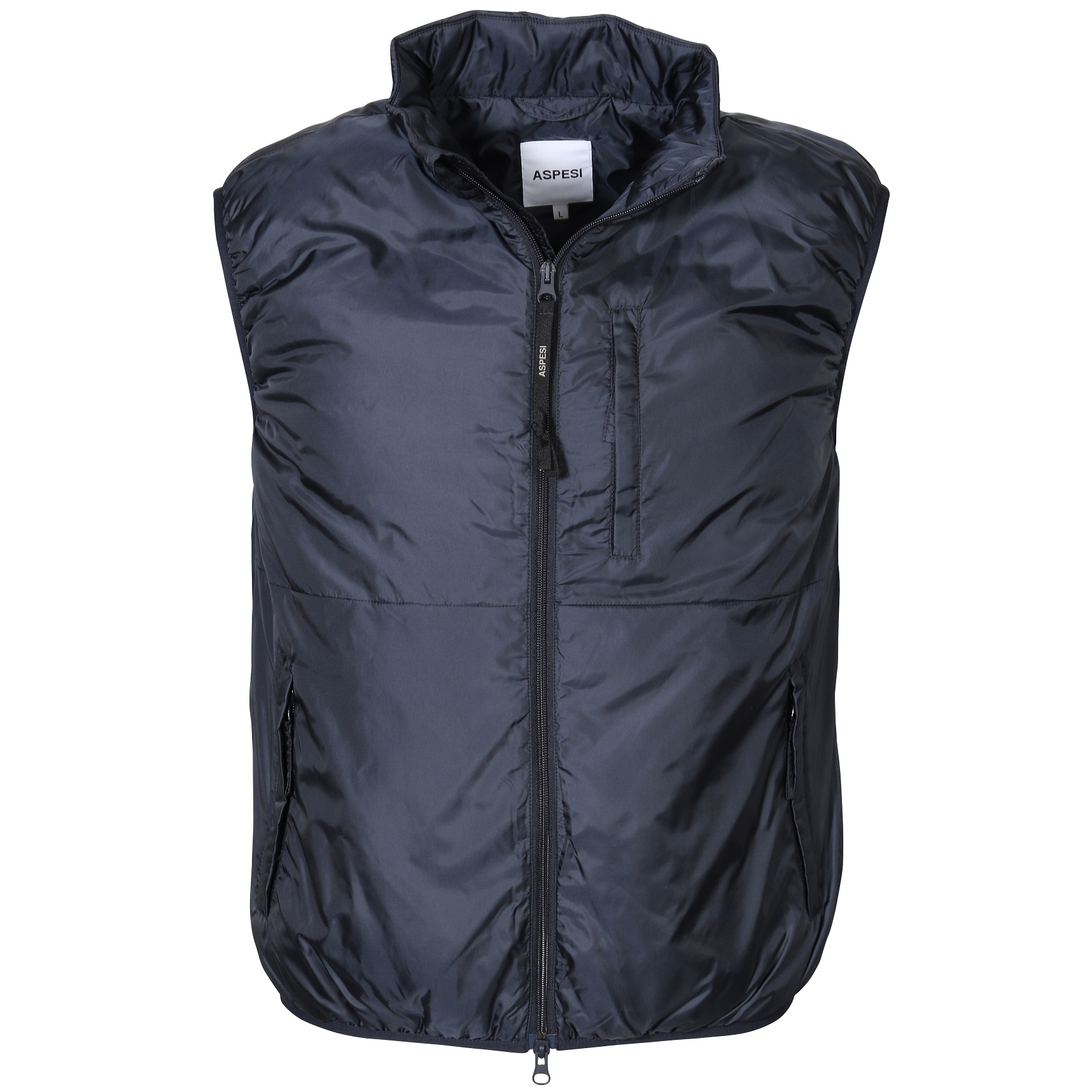 ASPESI Nylon Vest in Navy
