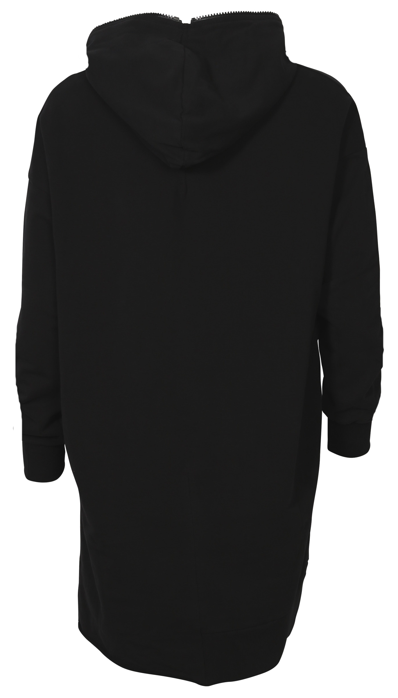 Thom Krom Hooded Zip Long Jacket Black
