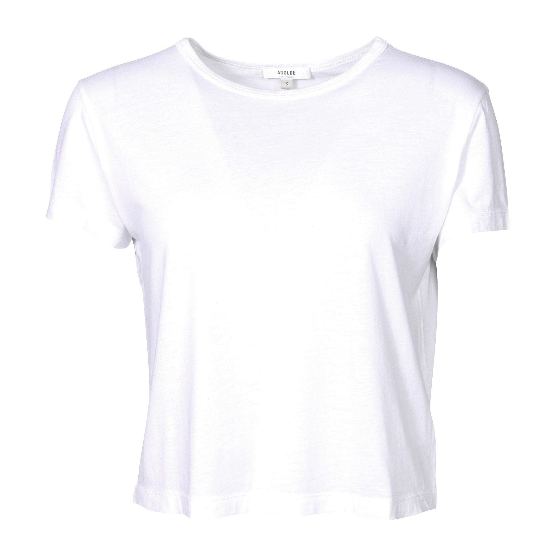 AGOLDE Drew Tee in White XS