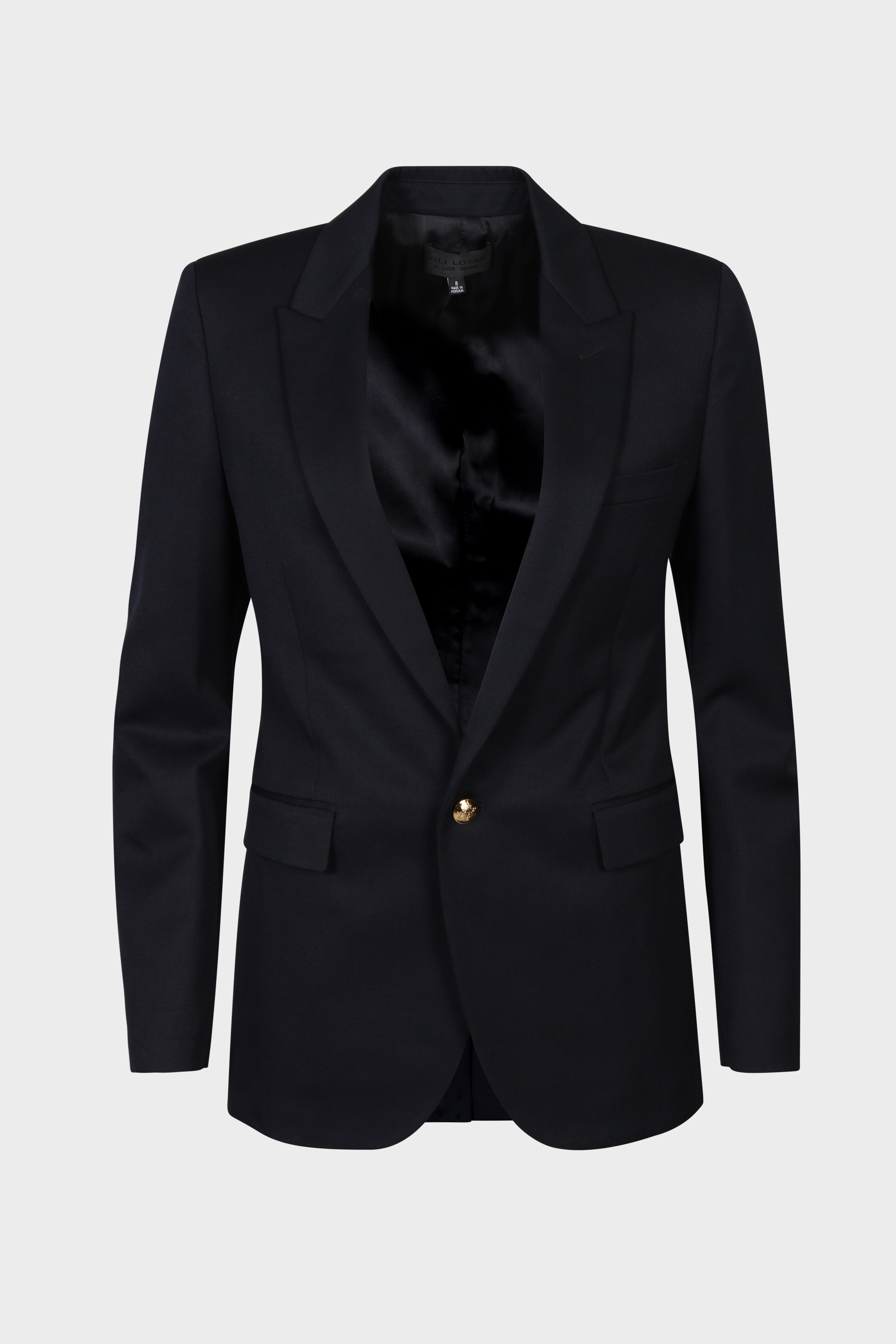 NILI LOTAN Anabel Tailored Blazer in Midnight NILI LOTAN Anabel Tailored Blazer in Midnight