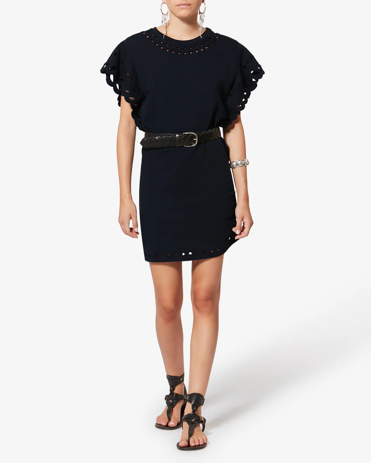 ISABEL MARANT ÉTOILE Orlane Dress in Faded Black