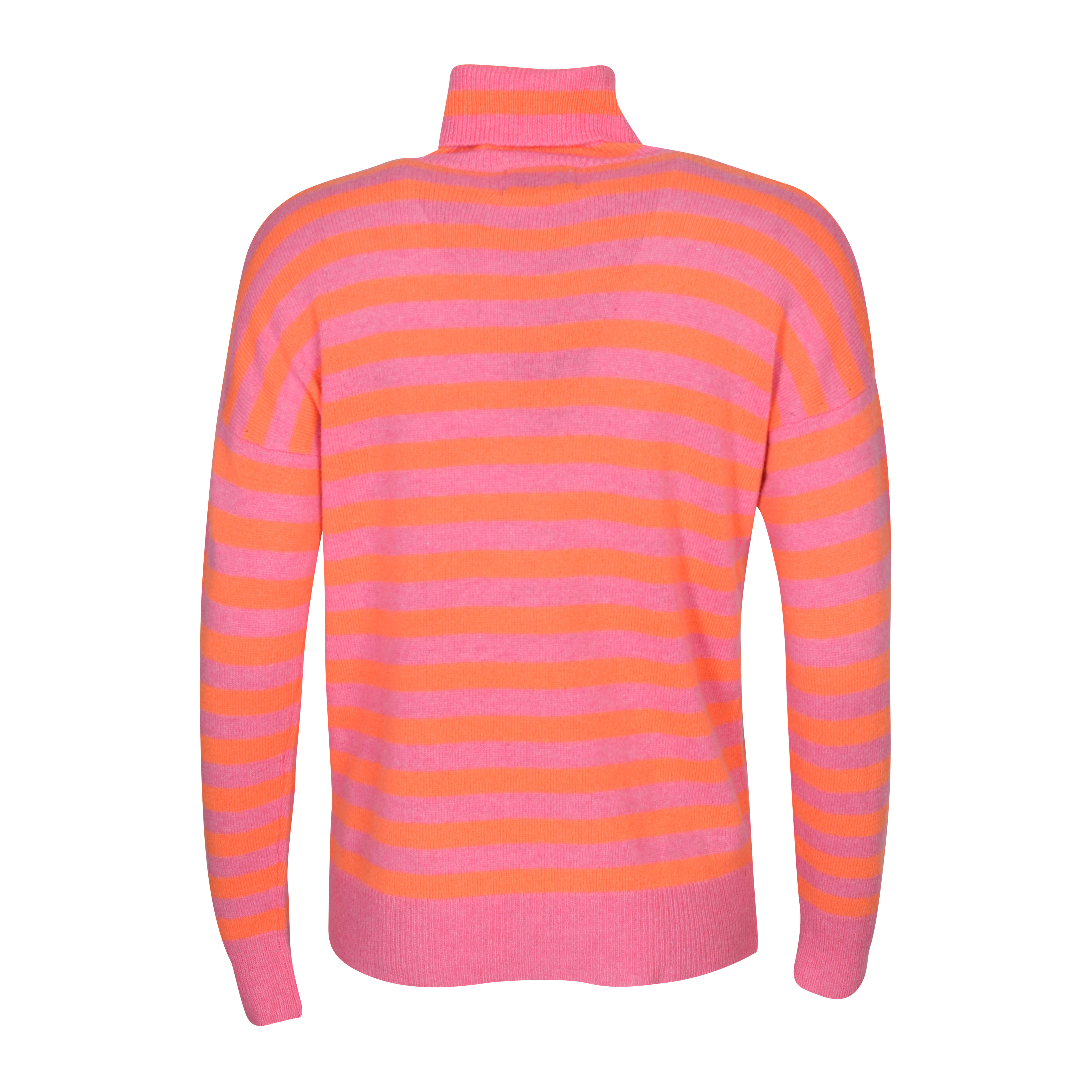 Jumper1234 Cashmere Stripe Lightweight Roll Collar Sweater