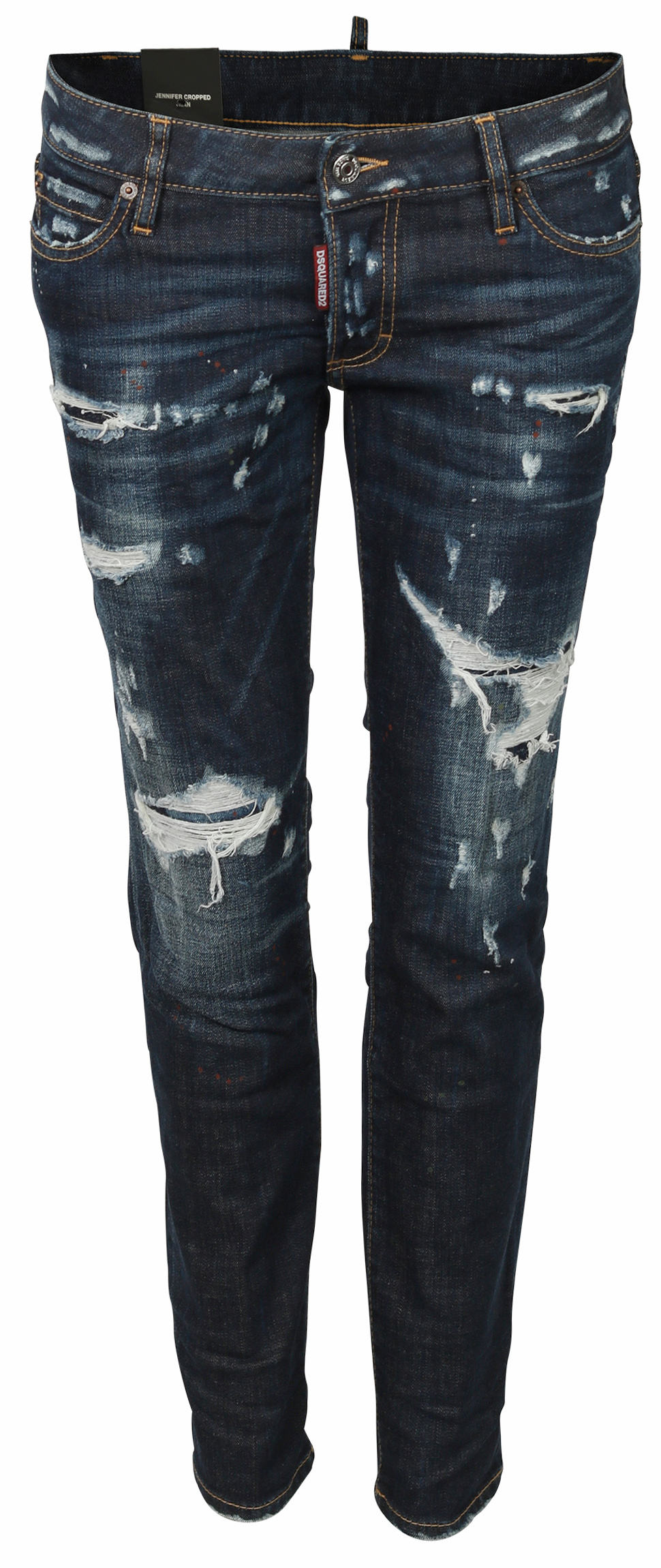 Dsquared Jeans Jennifer Cropped Blue Washed