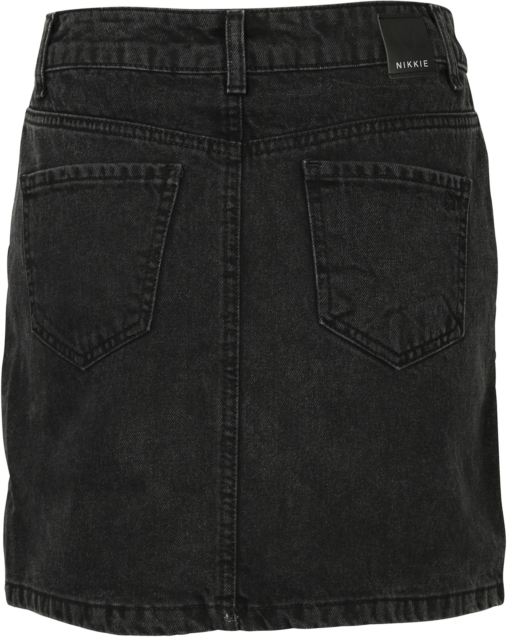 Nikkie Denim Skirt Black Washed