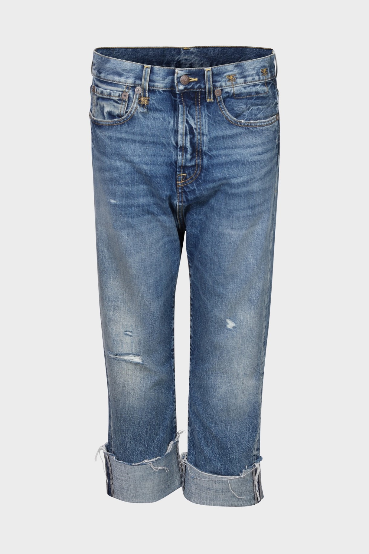R13 Tailored Drop Jeans in Hutton Blue R13 Tailored Drop Jeans in Hutton Blue