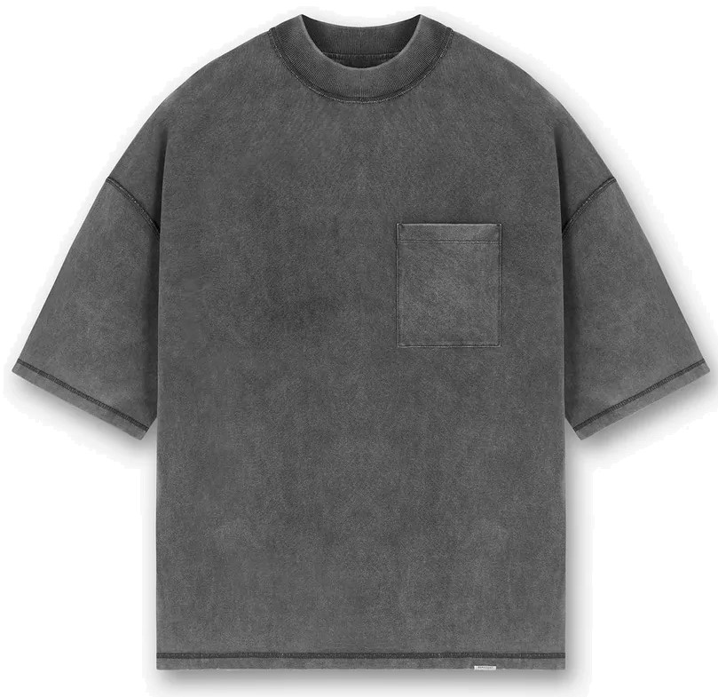 Represent Heavyweight Pocket T-Shirt in Vintage Grey M