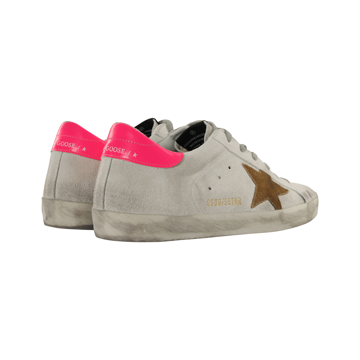 Golden Goose Sneaker Superstar White Suede/Pink