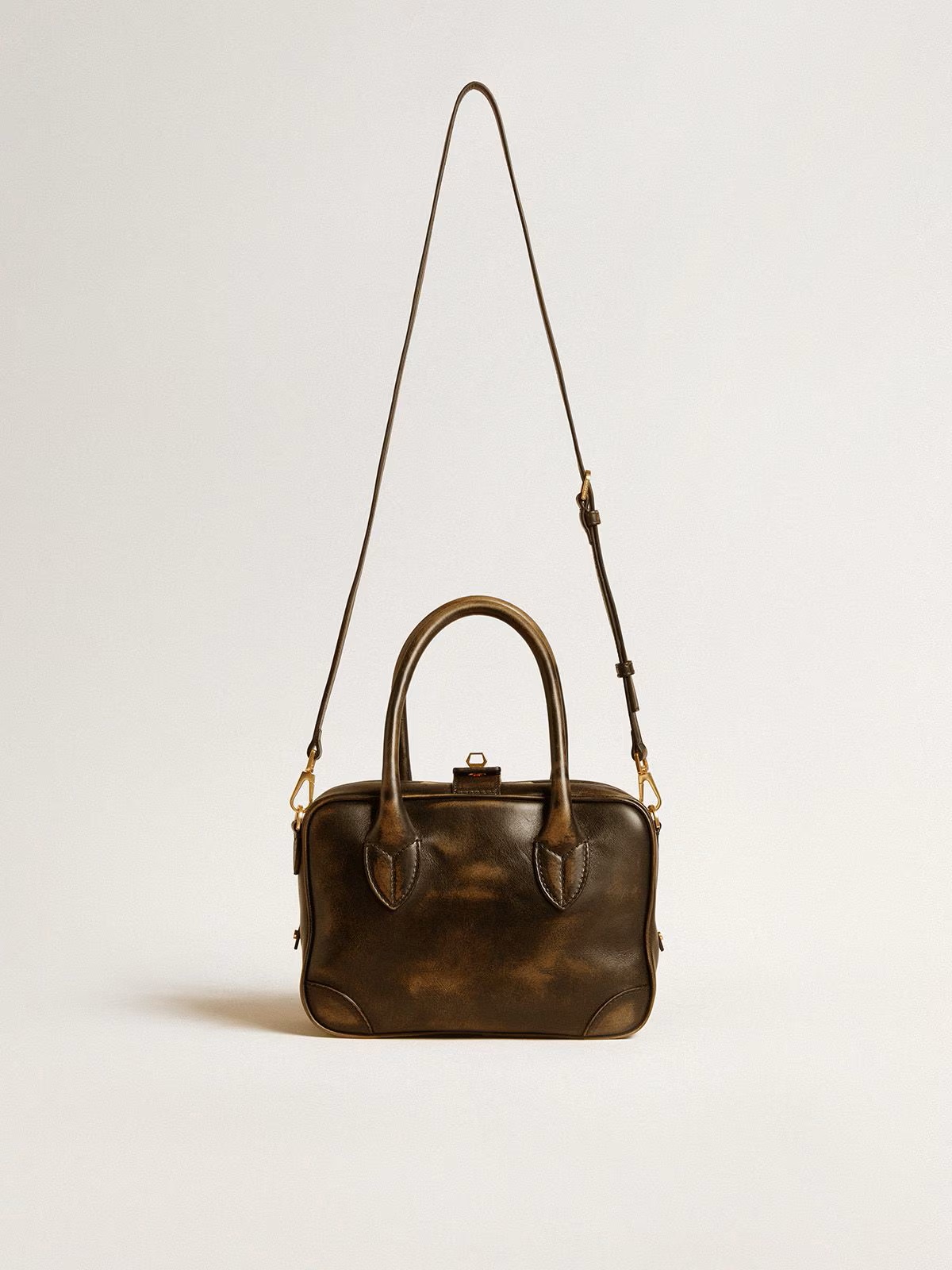GOLDEN GOOSE Vita Bag in Vintage Black