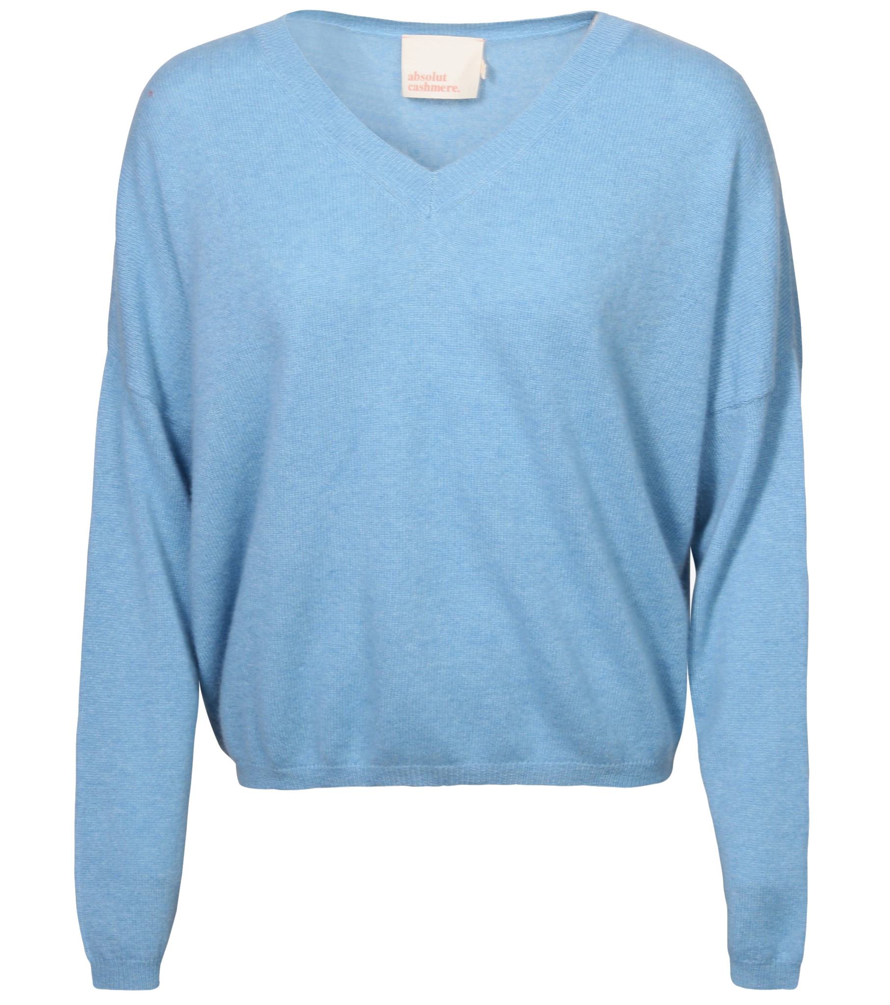 ABSOLUT CASHMERE V-Neck Sweater Alicia in Blue L