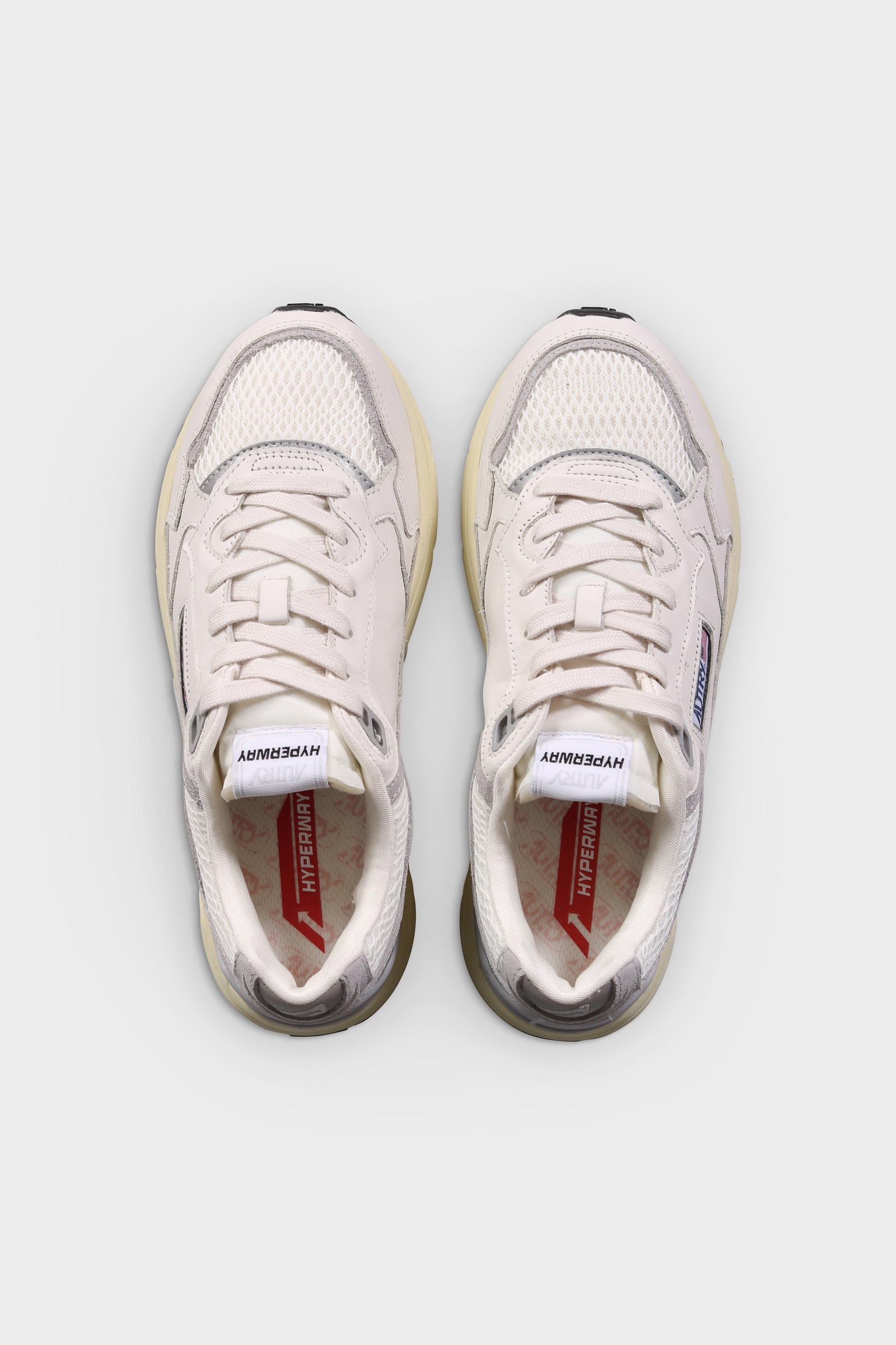 AUTRY ACTION SHOES Hyperway in Goat/Suede/Mesh/White/Grey
