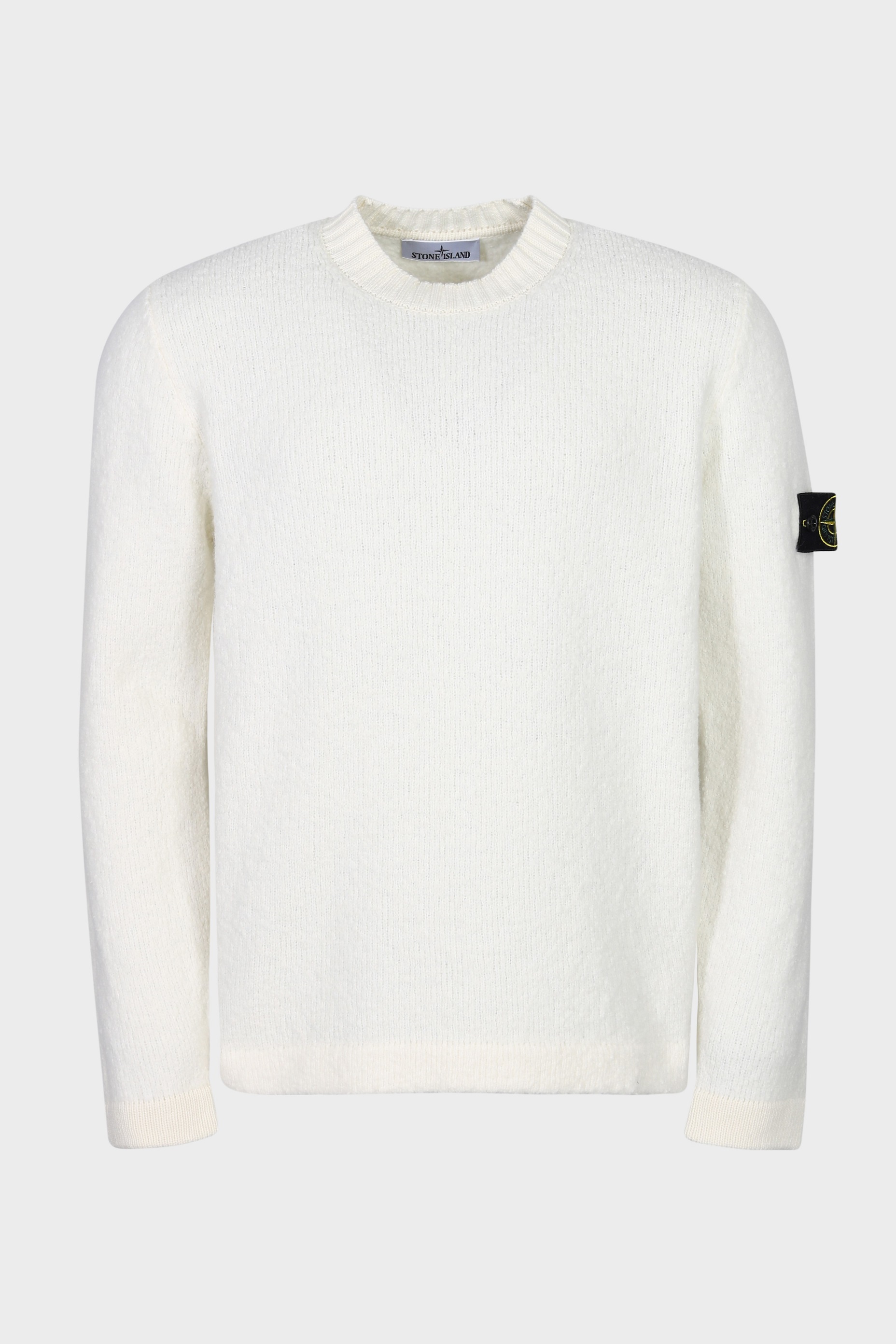 STONE ISLAND Heavy Knit Pullover in Off White