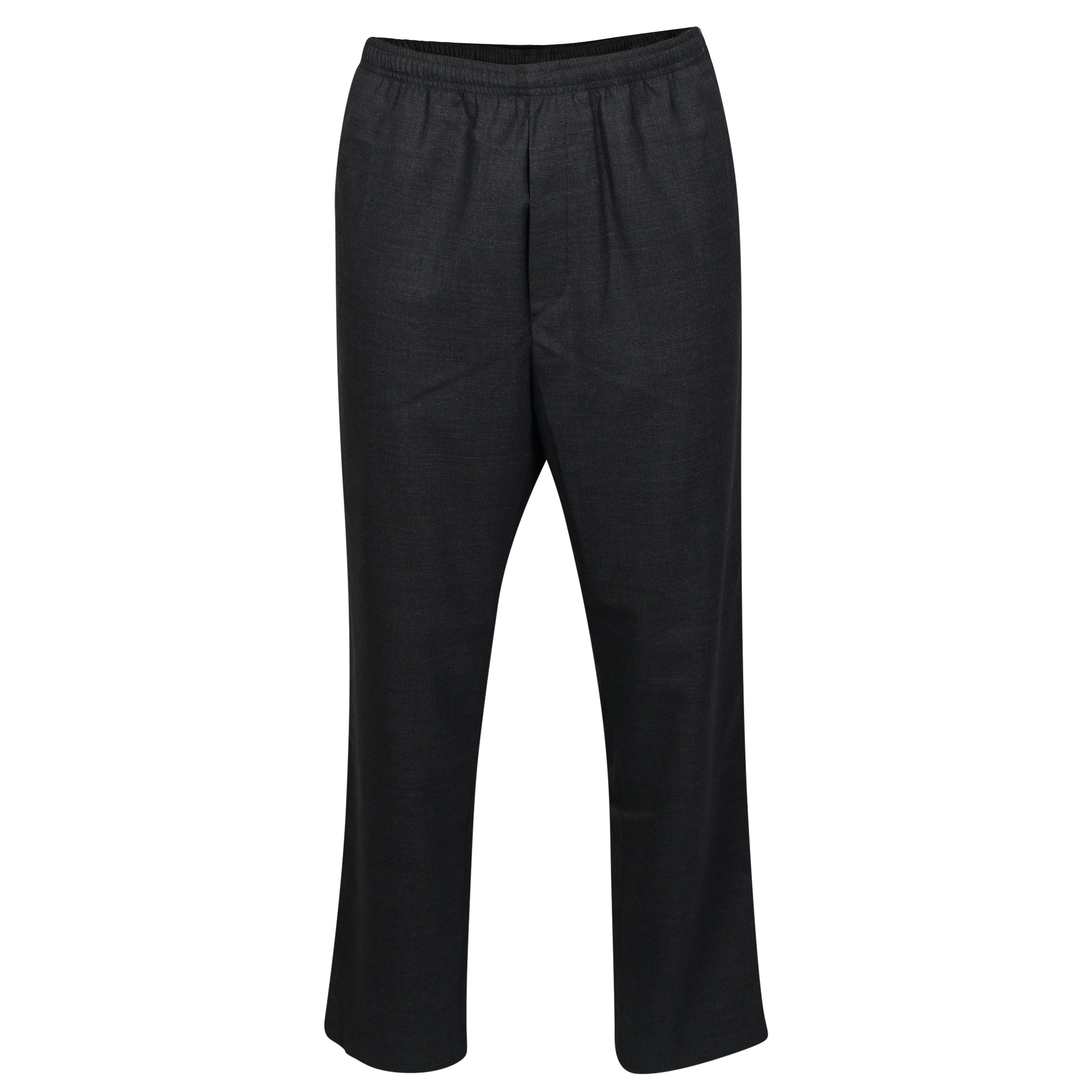 Acne Studios Casual Wool Pant in Dark Grey Melange 52