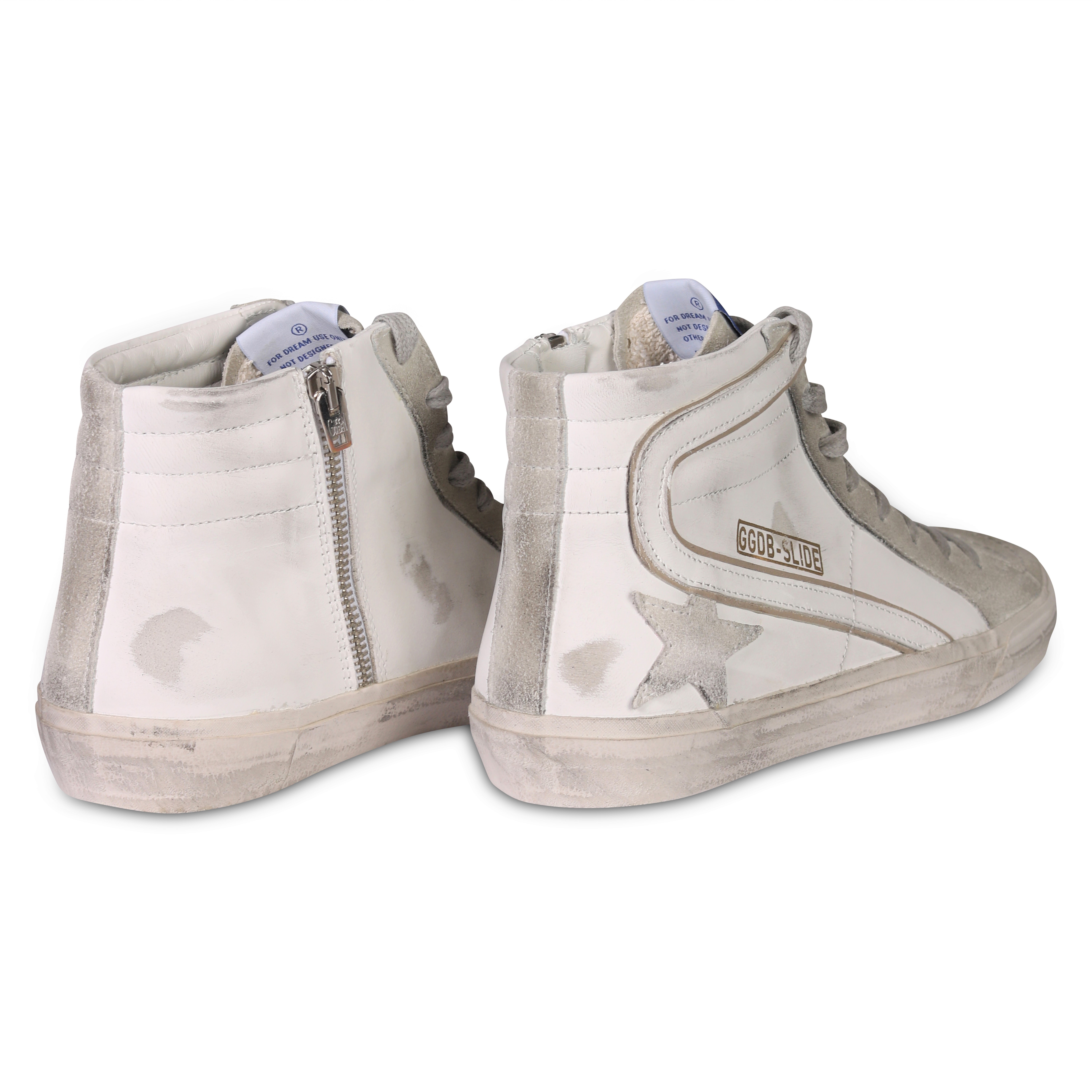 Golden Goose Sneaker Slide White/Suede Star 35