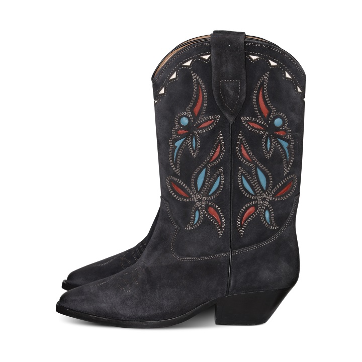 ISABEL MARANT Duerto Boots in Faded Black