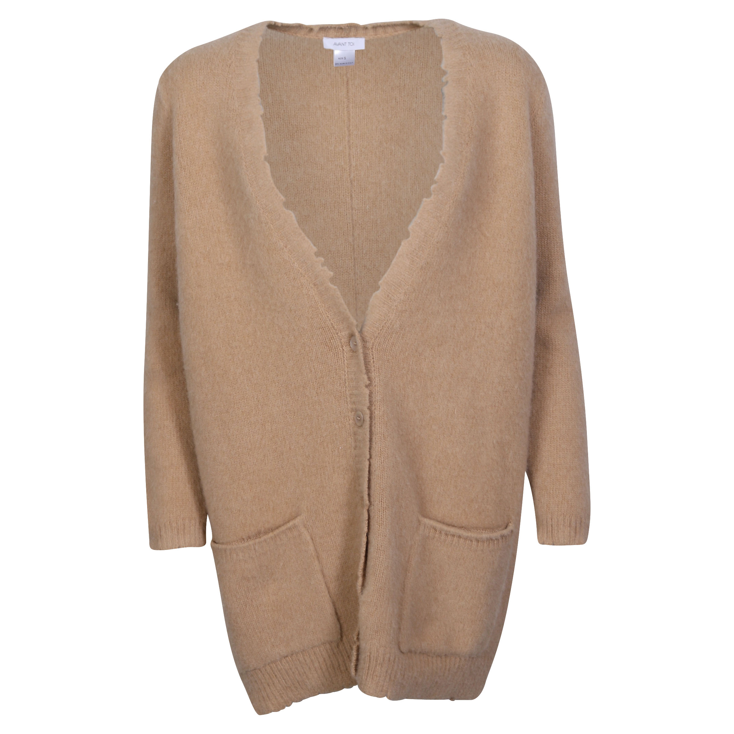 Avant Toi Knit Cardigan in Camel