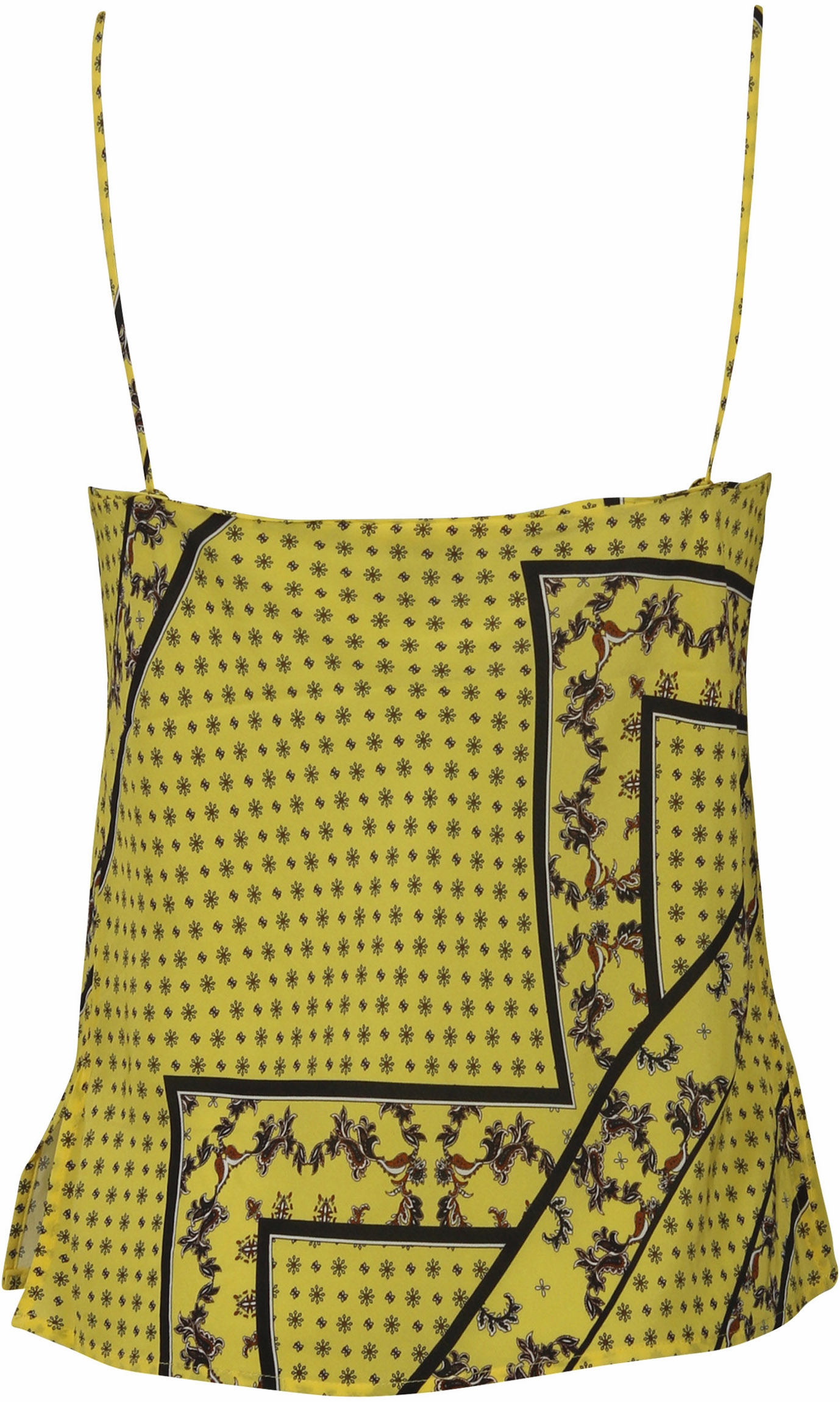 Ganni Top Yellow Printed