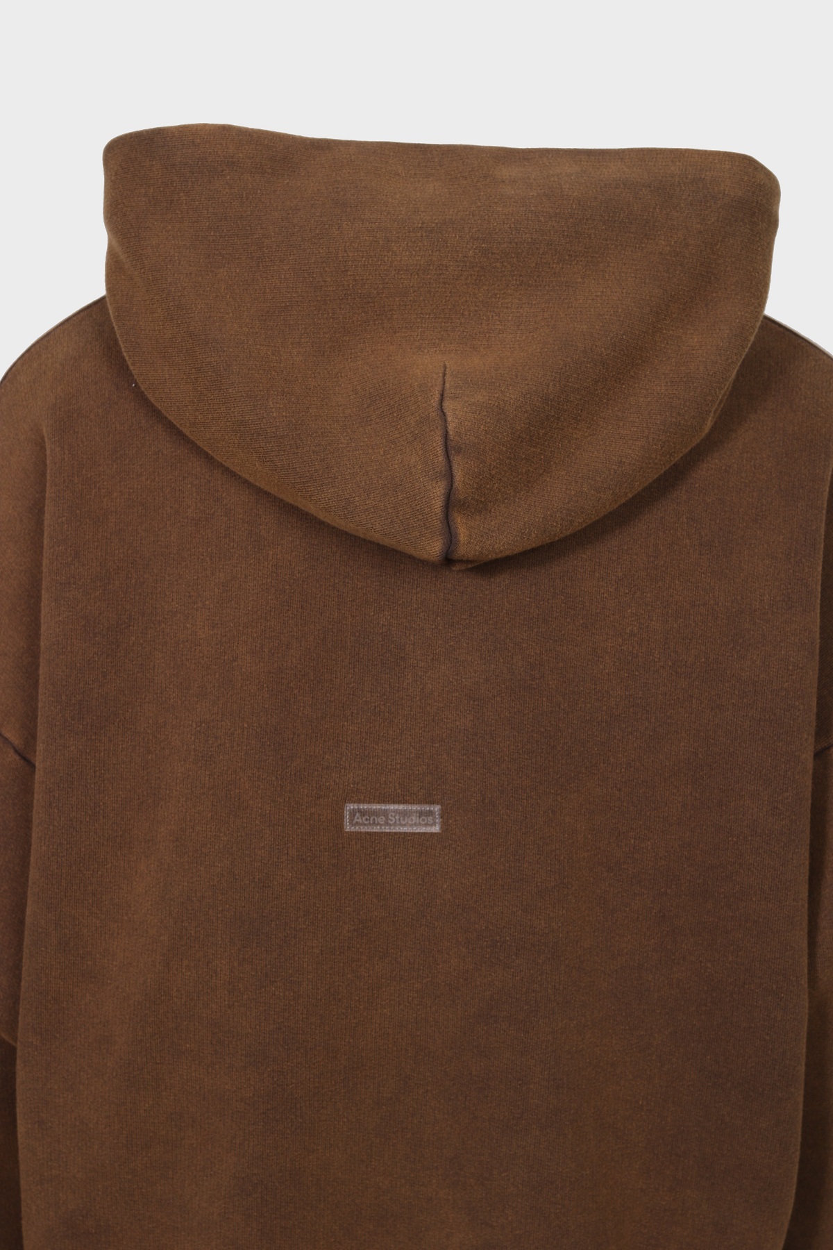 ACNE STUDIOS Vintage Oversize Sweathoodie in Chocolate Brown M