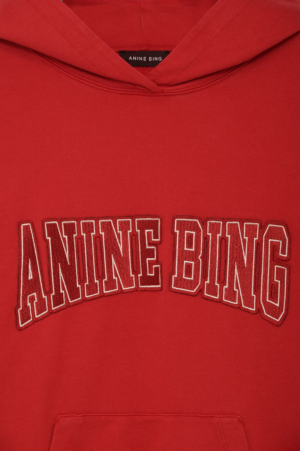 ANINE BING Harvey Sweatshirt in Tango Red