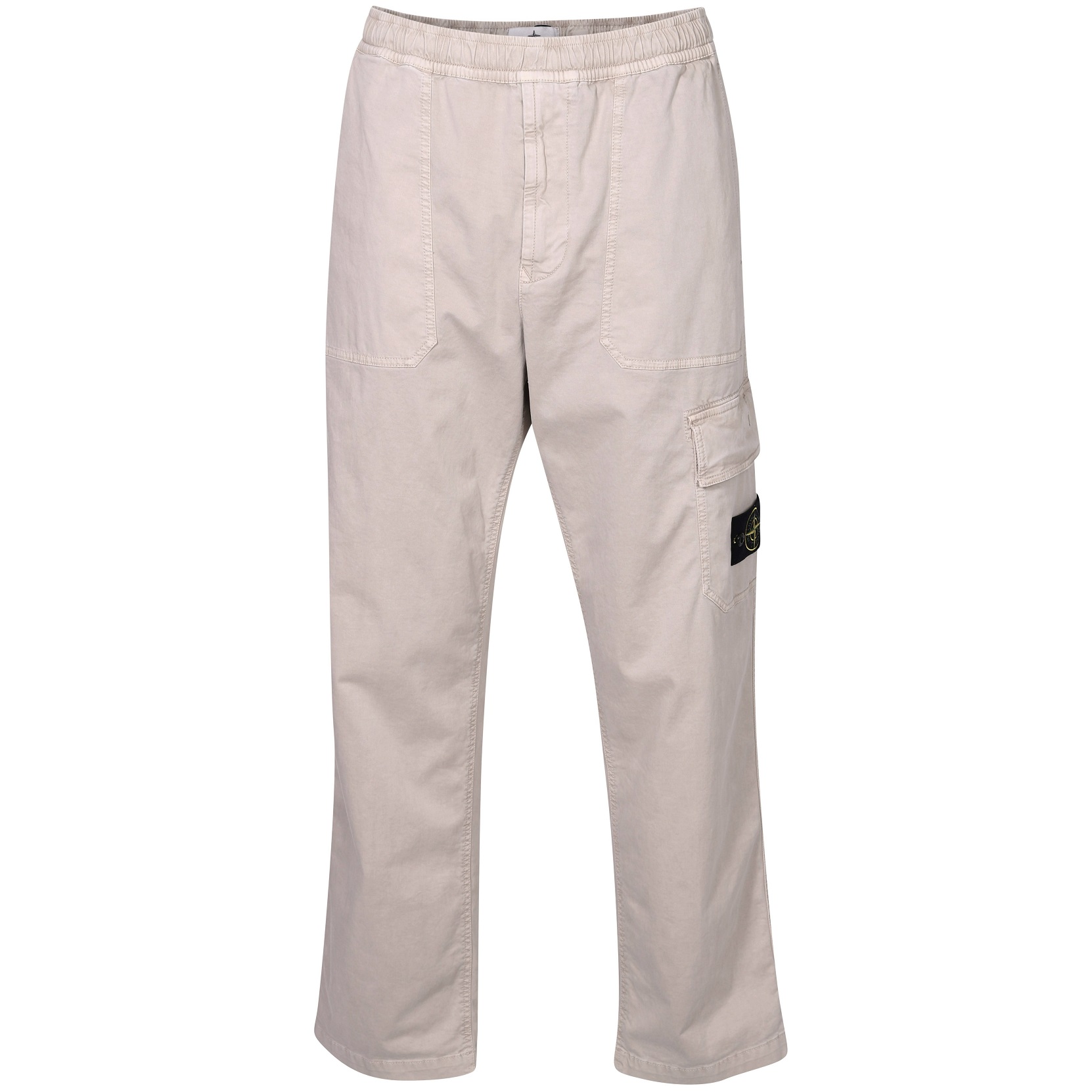 STONE ISLAND Loose Cargo Pant in Washed Dove Grey 31
