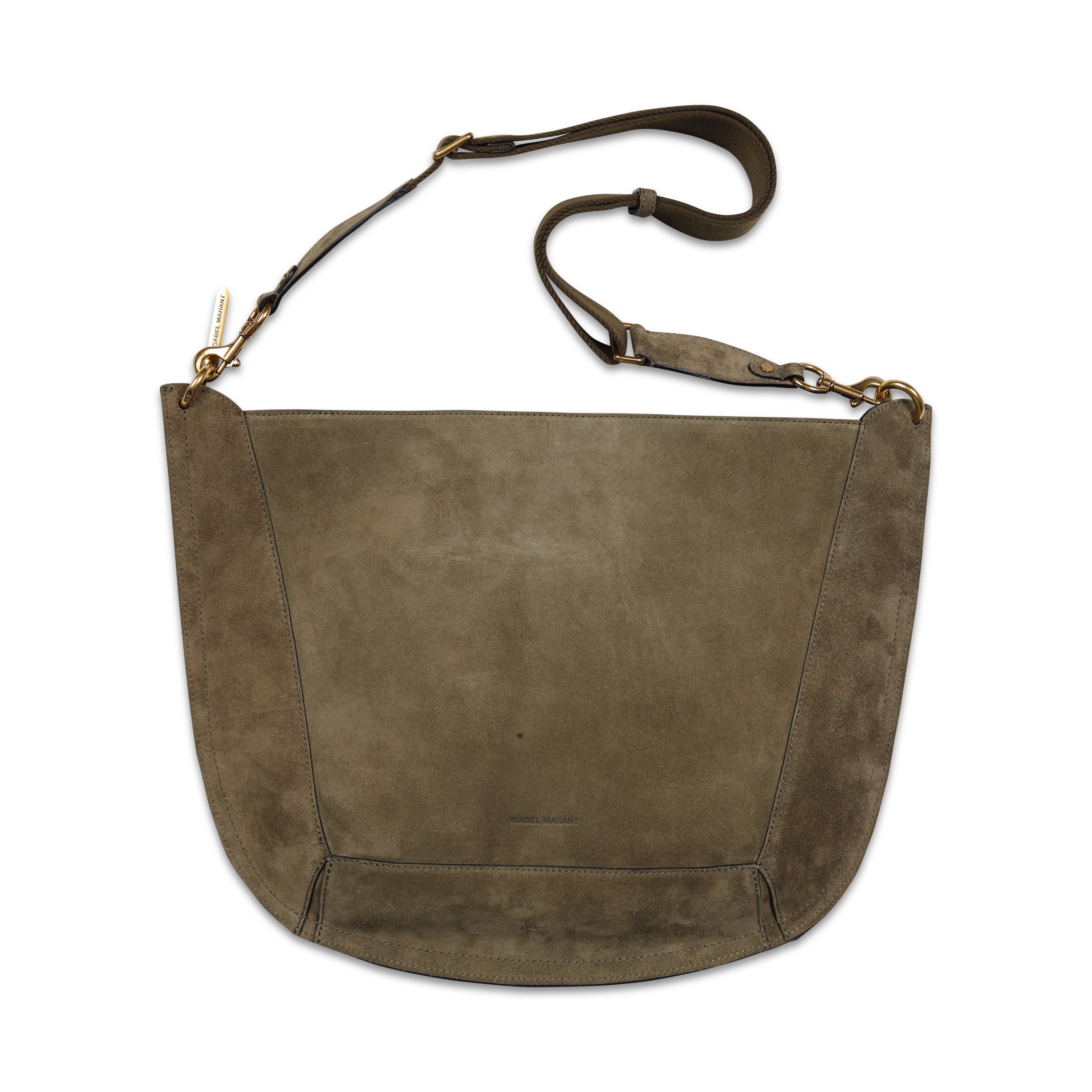 Isabel Marant Basko Shoulder Bag in Khaki
