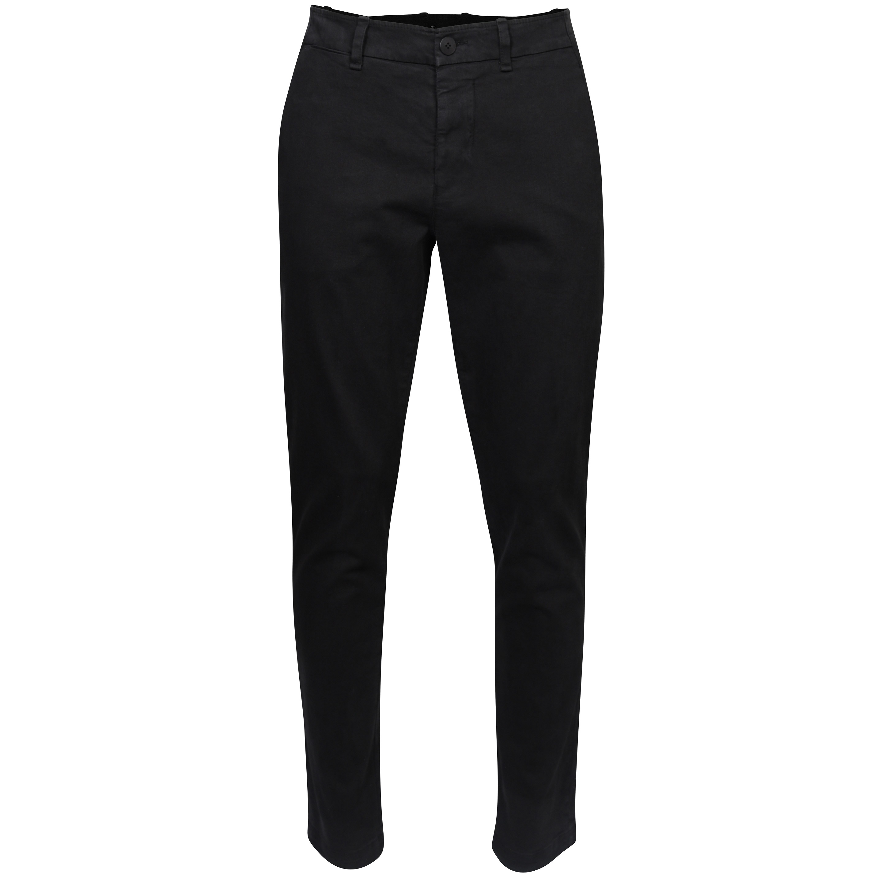 TRANSIT UOMO Cotton Stretch Pant in Black