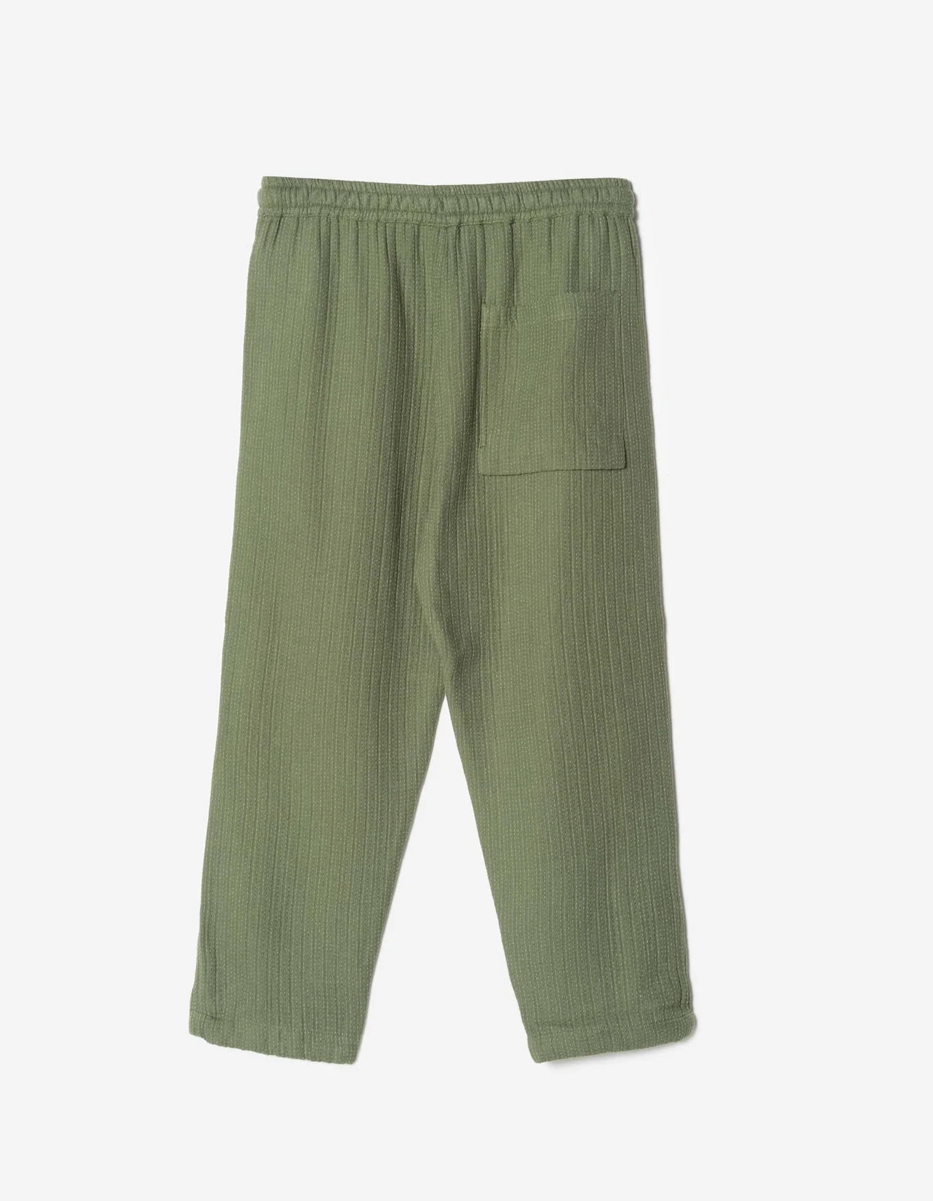 MAHARISHI 7300 Light Kantha Asym Track Pant in Olive