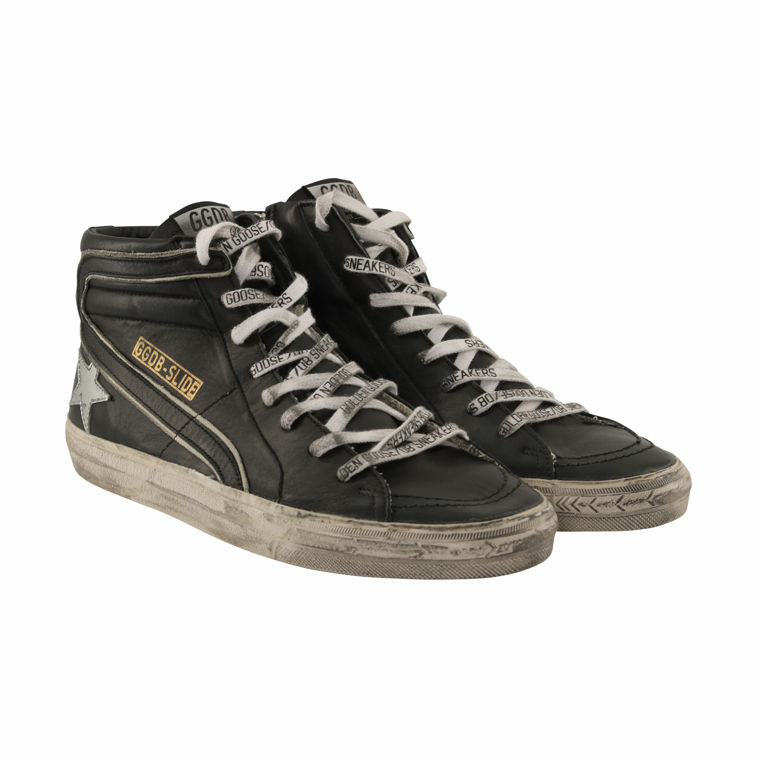 Golden Goose Sneaker Slide Black/Silver 47