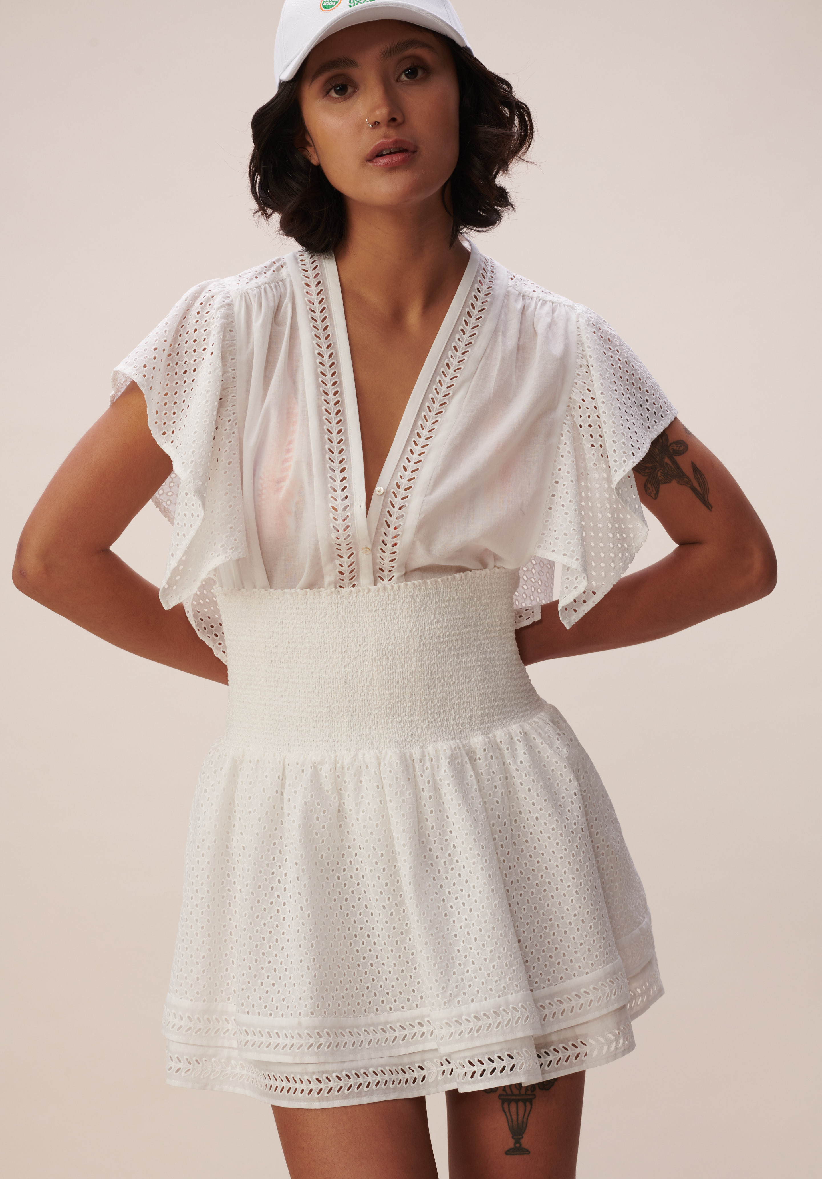 Lala Berlin Skirt Savannah in White M