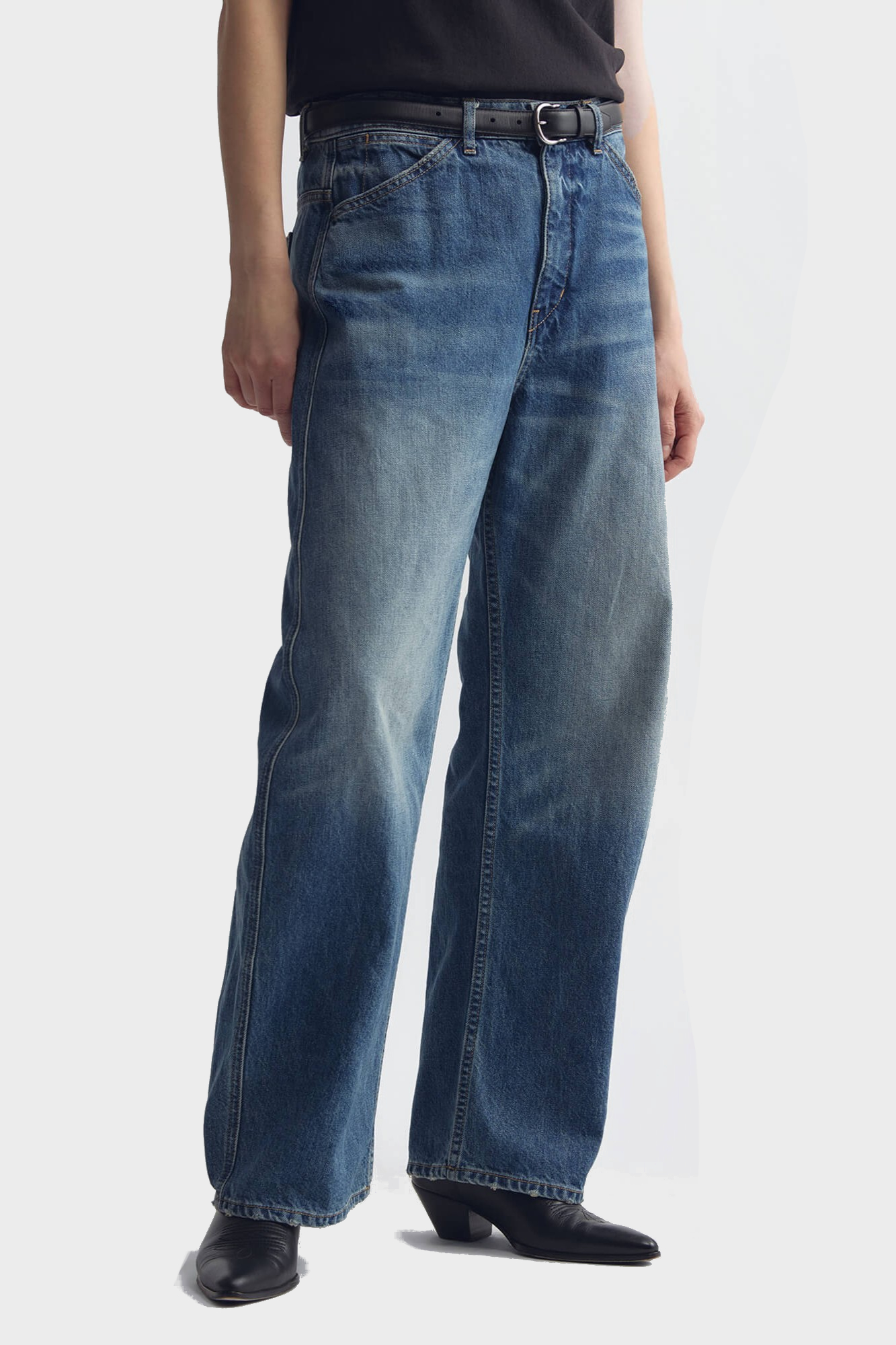 NILI LOTAN Tribeca Jeans in Rosebowl Wash