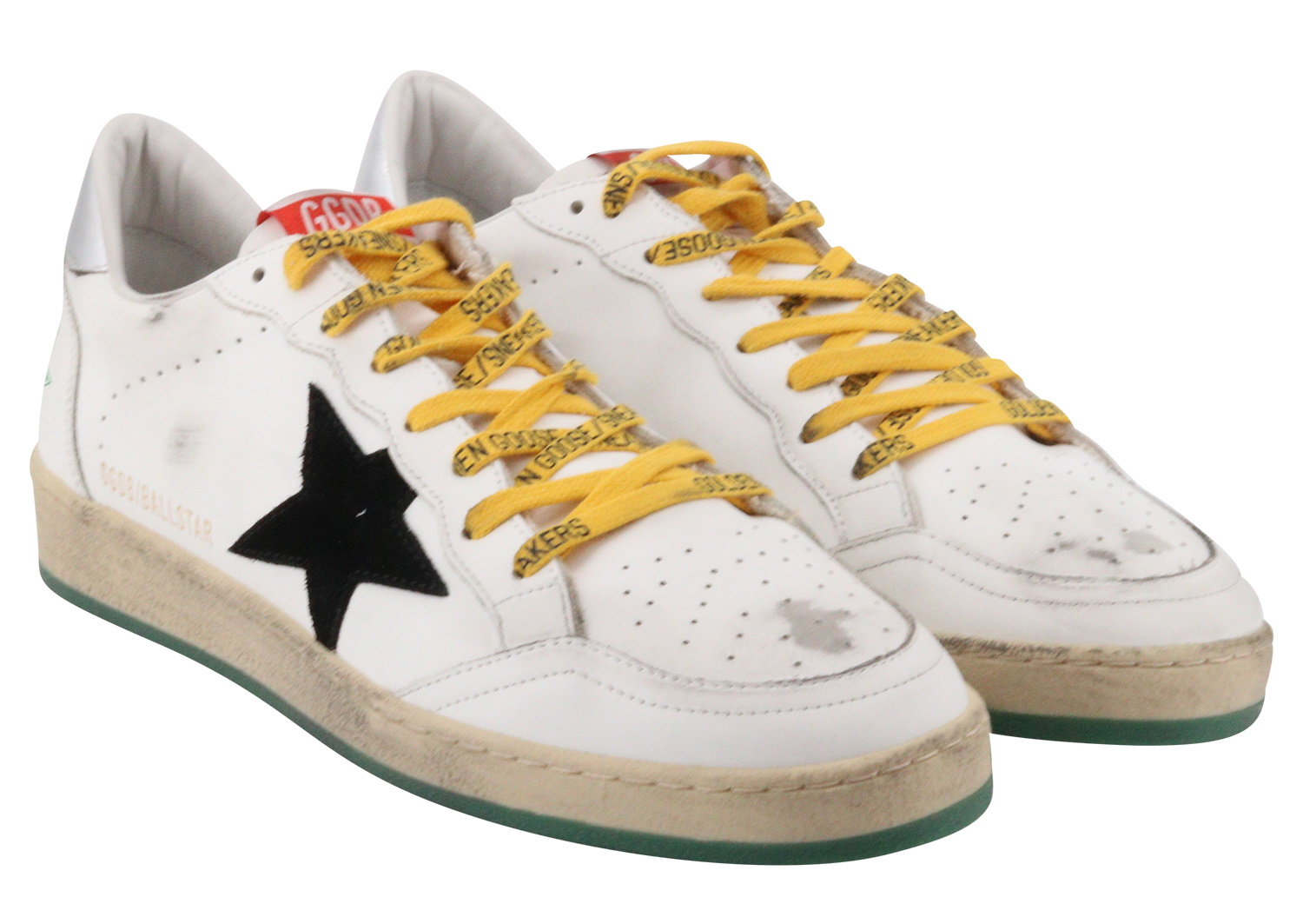 Golden Goose Sneaker Ballstar White/Black/Green