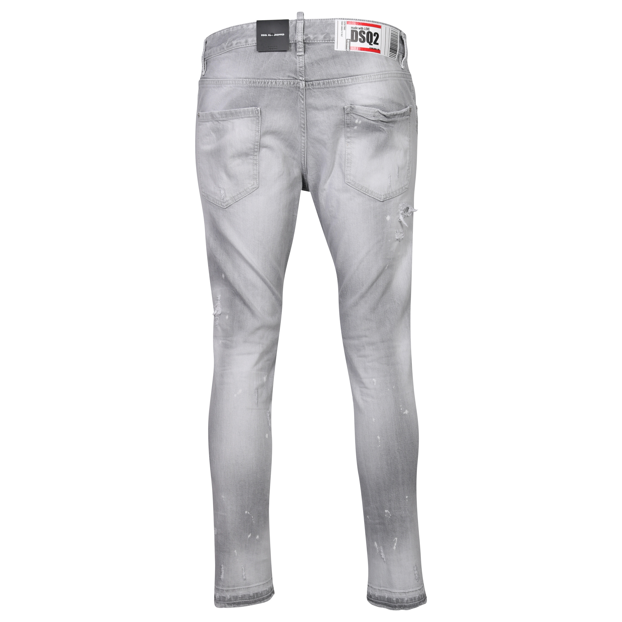Dsquared Jeans Cool Guy Cropped Grey Washed