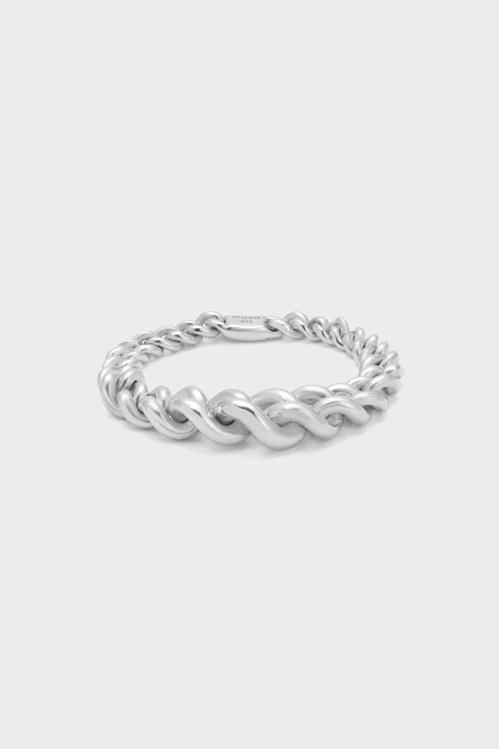 MAOR Curb Chain Ring Small Scale in 925 Sterling Silver