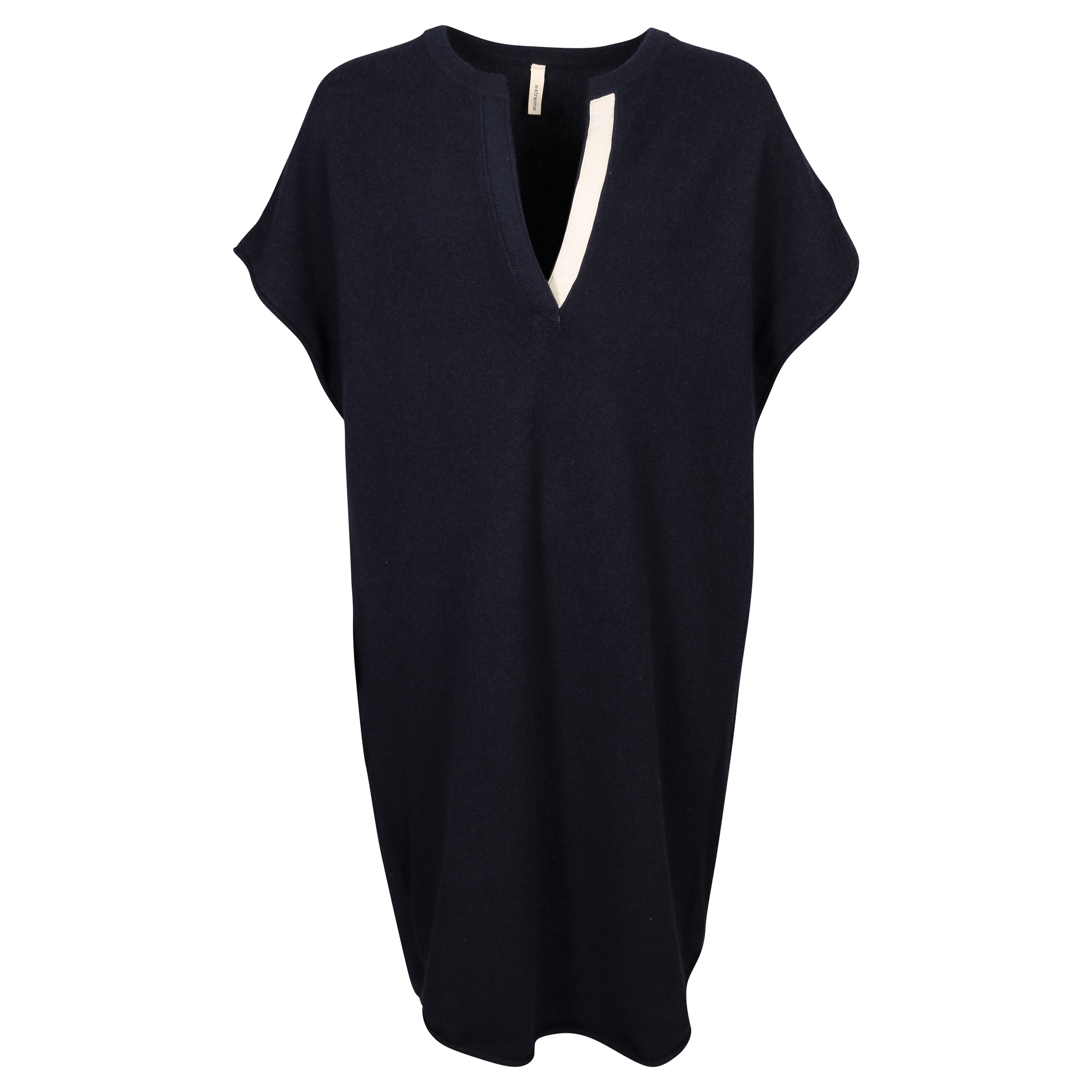 Extreme Cashmere Dress Djelaba in Navy