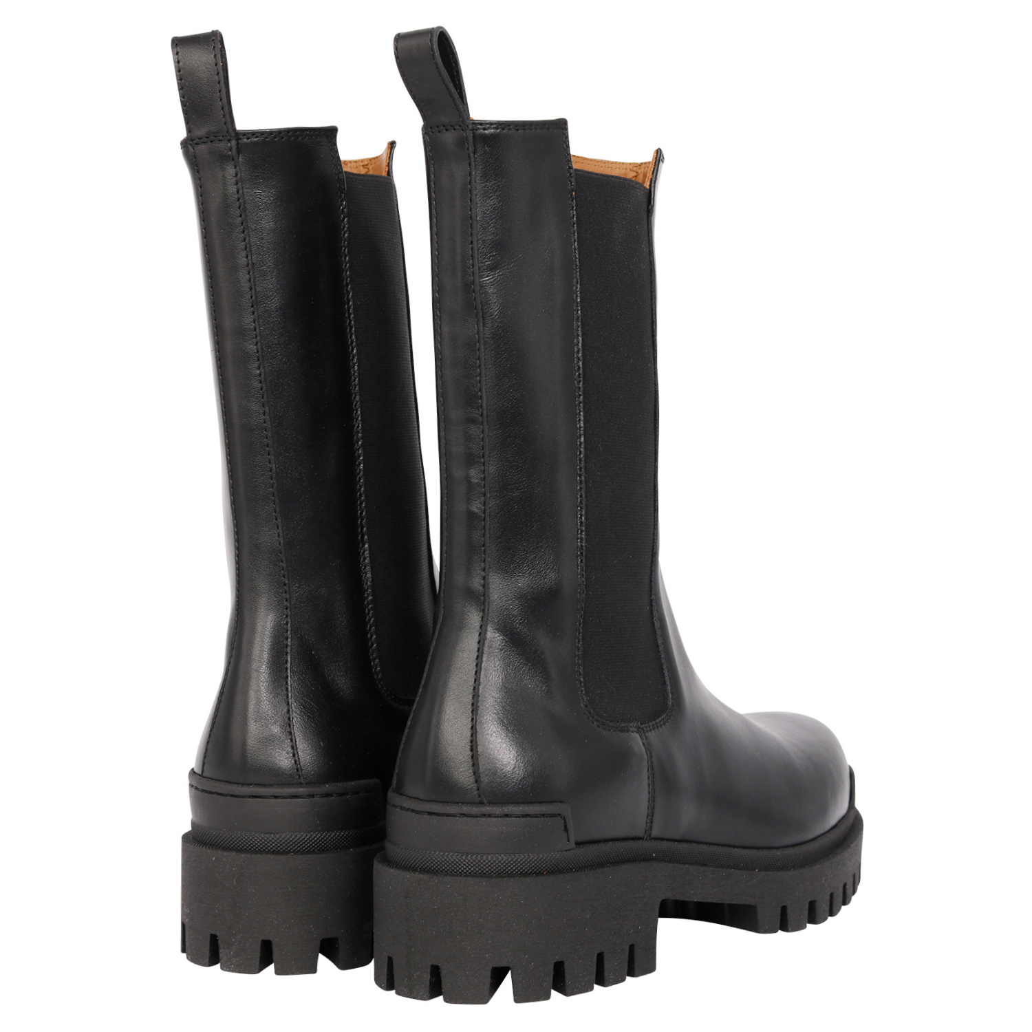 Ennequadro Chelsea Combat Boots Black