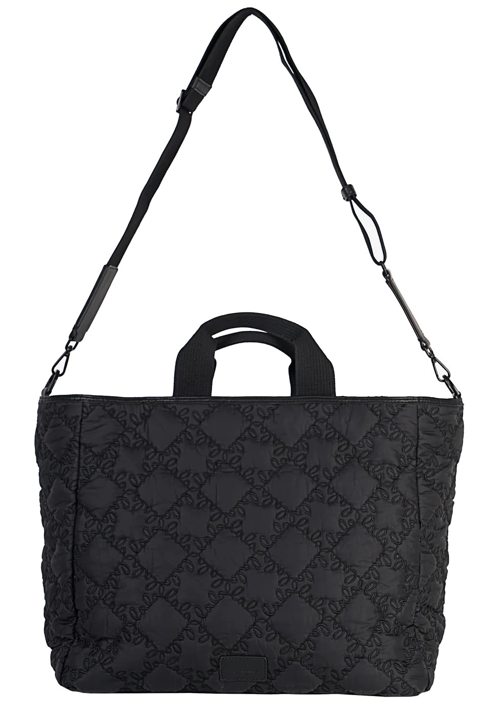 LALA BERLIN Oversize Tote Mendel in Black Lalagram