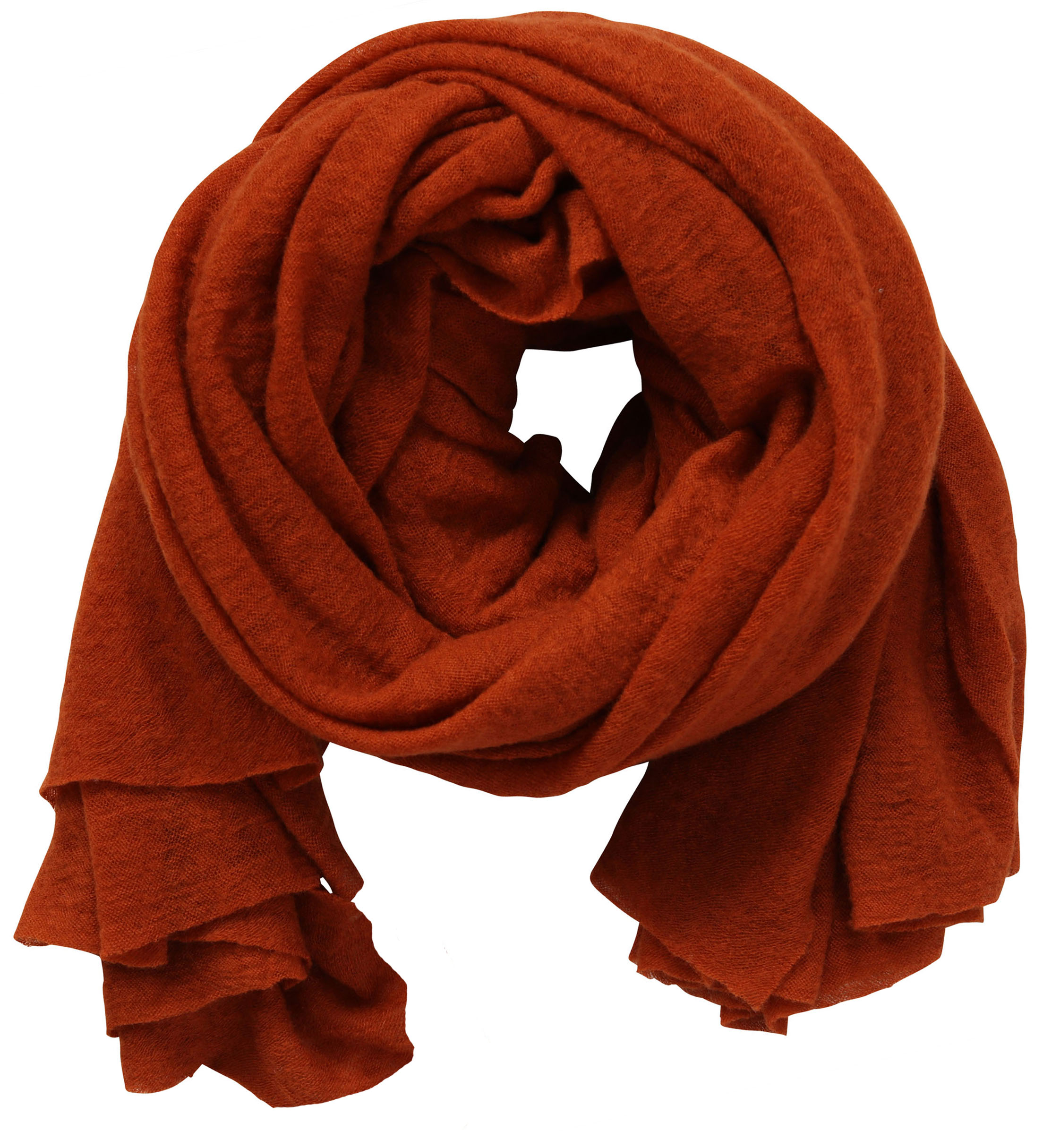 PIN1876 Cashmere Scarf Rusty