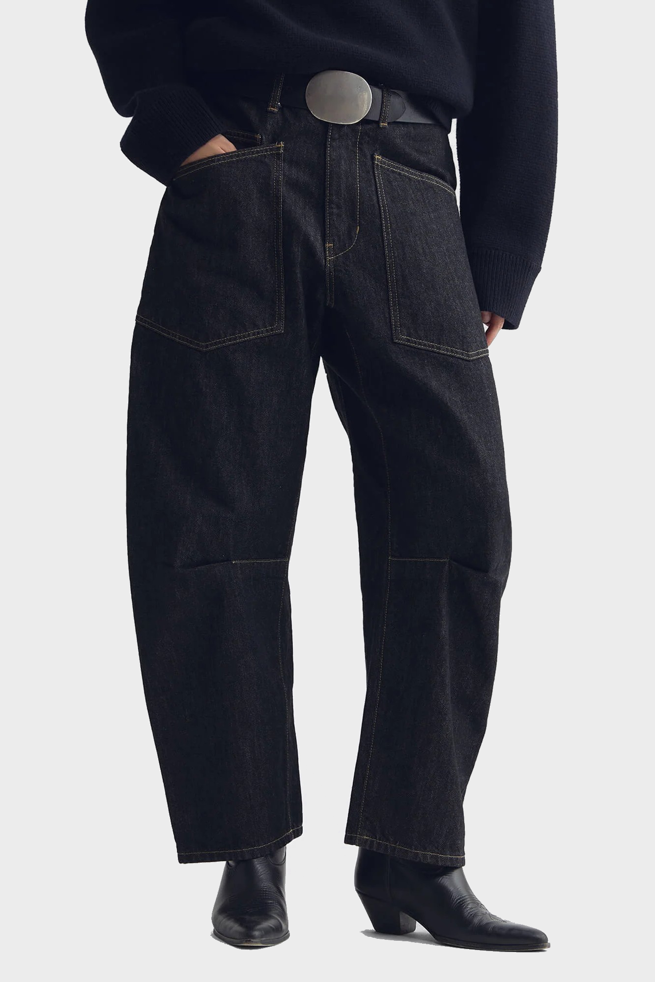 NILI LOTAN Shon Jeans in Resin Rinse
