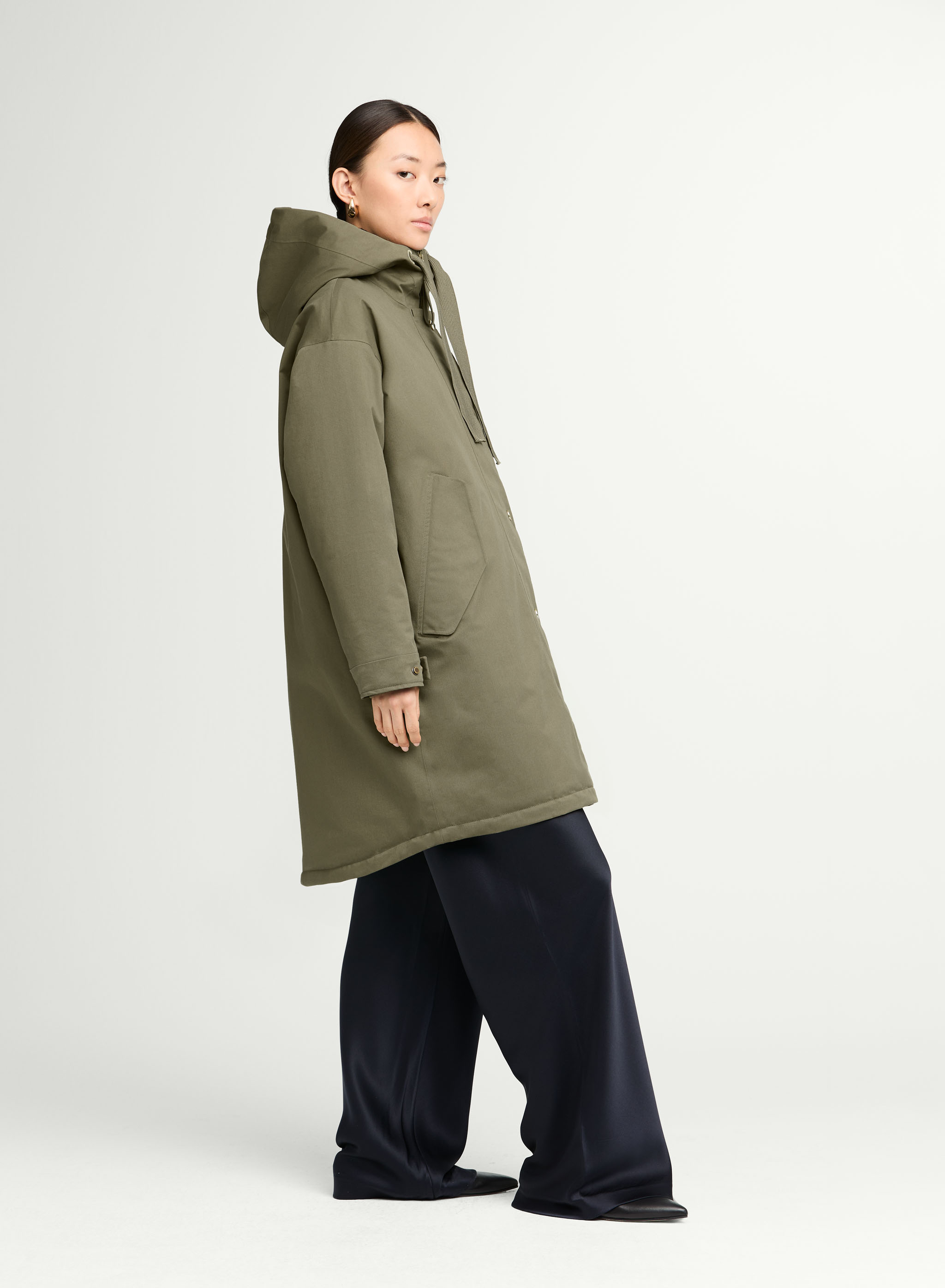G-LAB Meta Parka in Olive Grey
