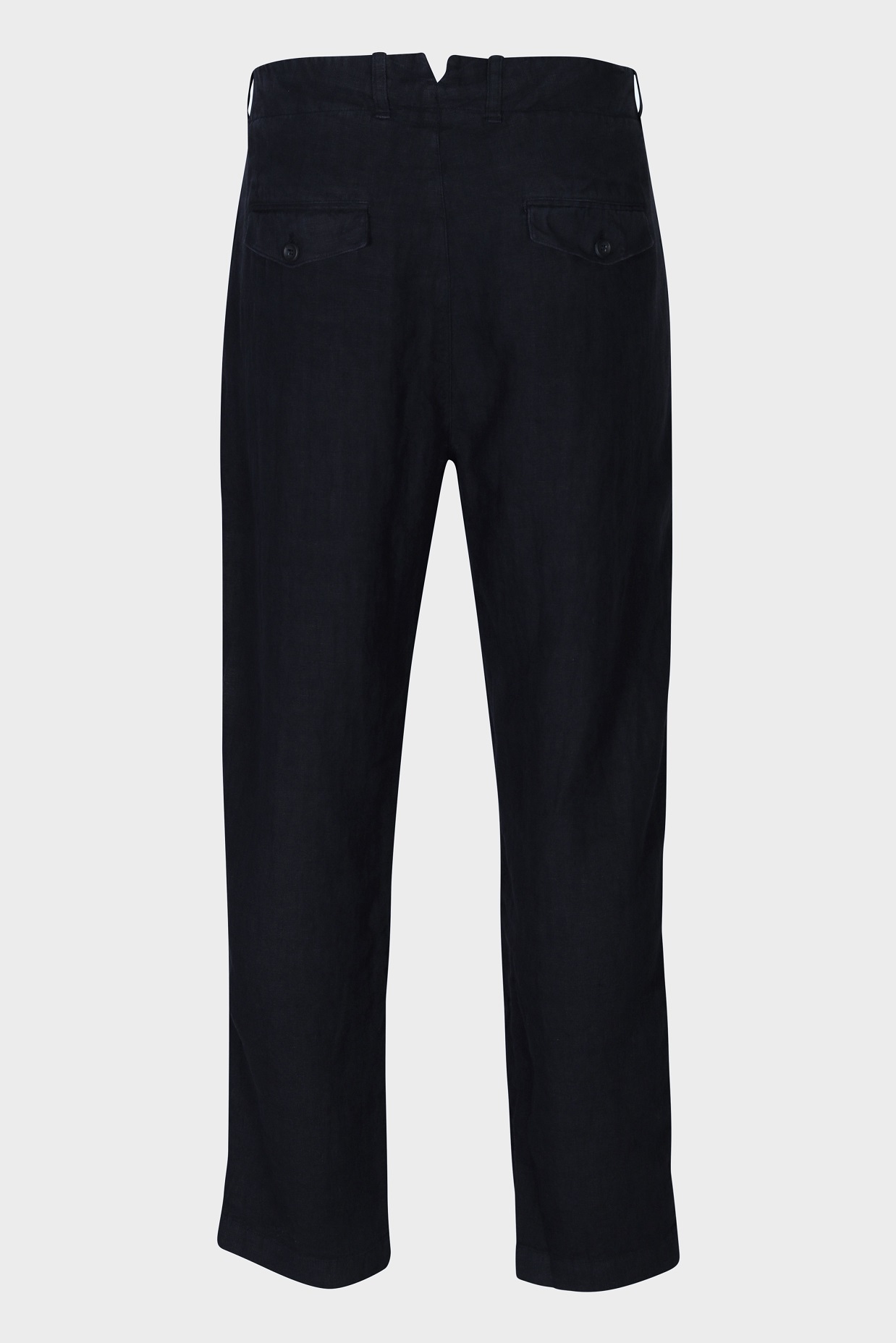 HANNES ROETHER Linen Pant in Dark Navy HANNES ROETHER Linen Pant in Dark Navy