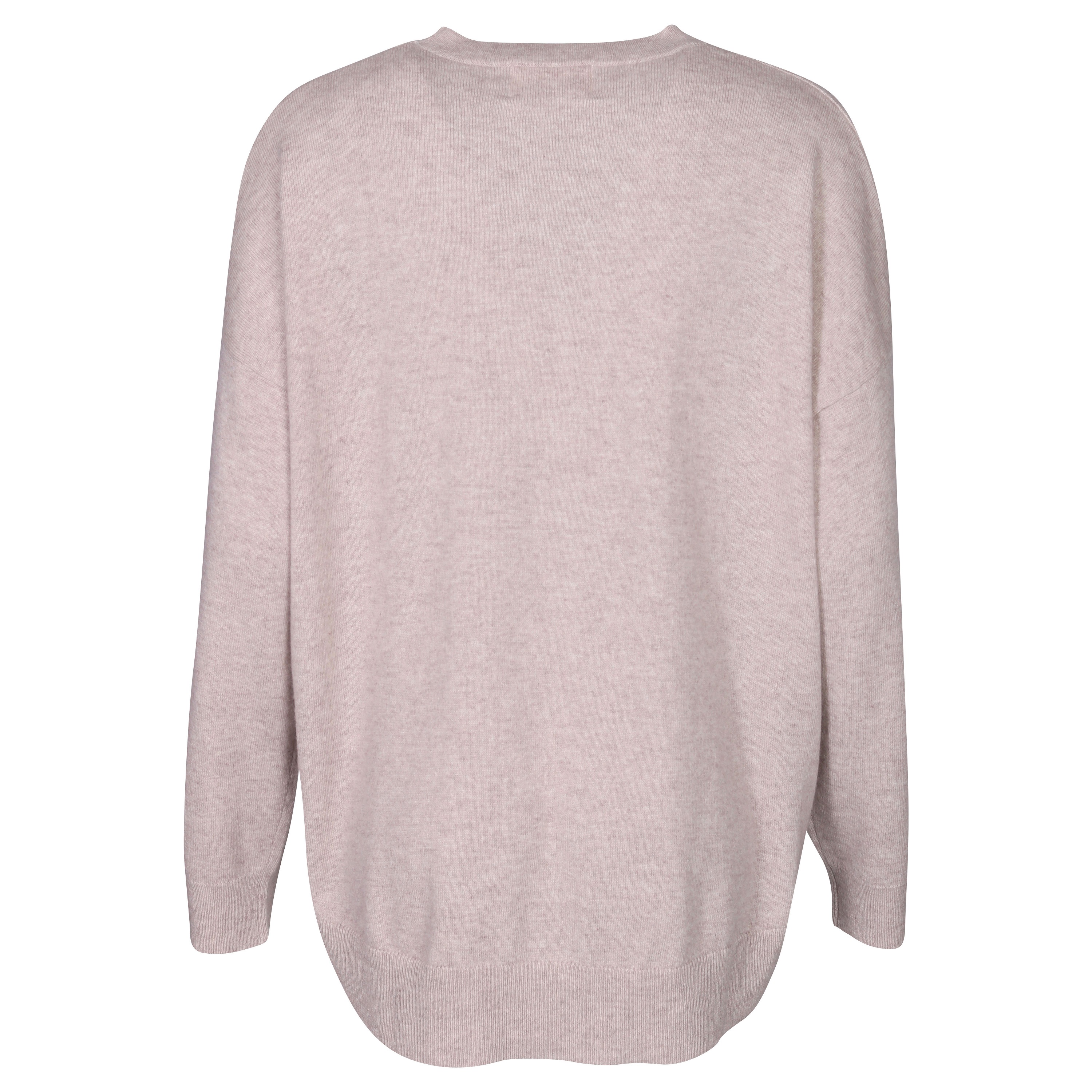 Flona Cashmere Sweater in Heather Mocha XS