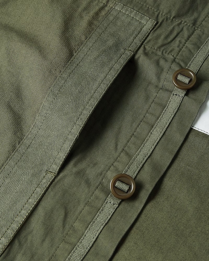 APPLIED ART FORMS Worker Jacket in Dusty Olive APPLIED ART FORMS Worker Jacket in Dusty Olive