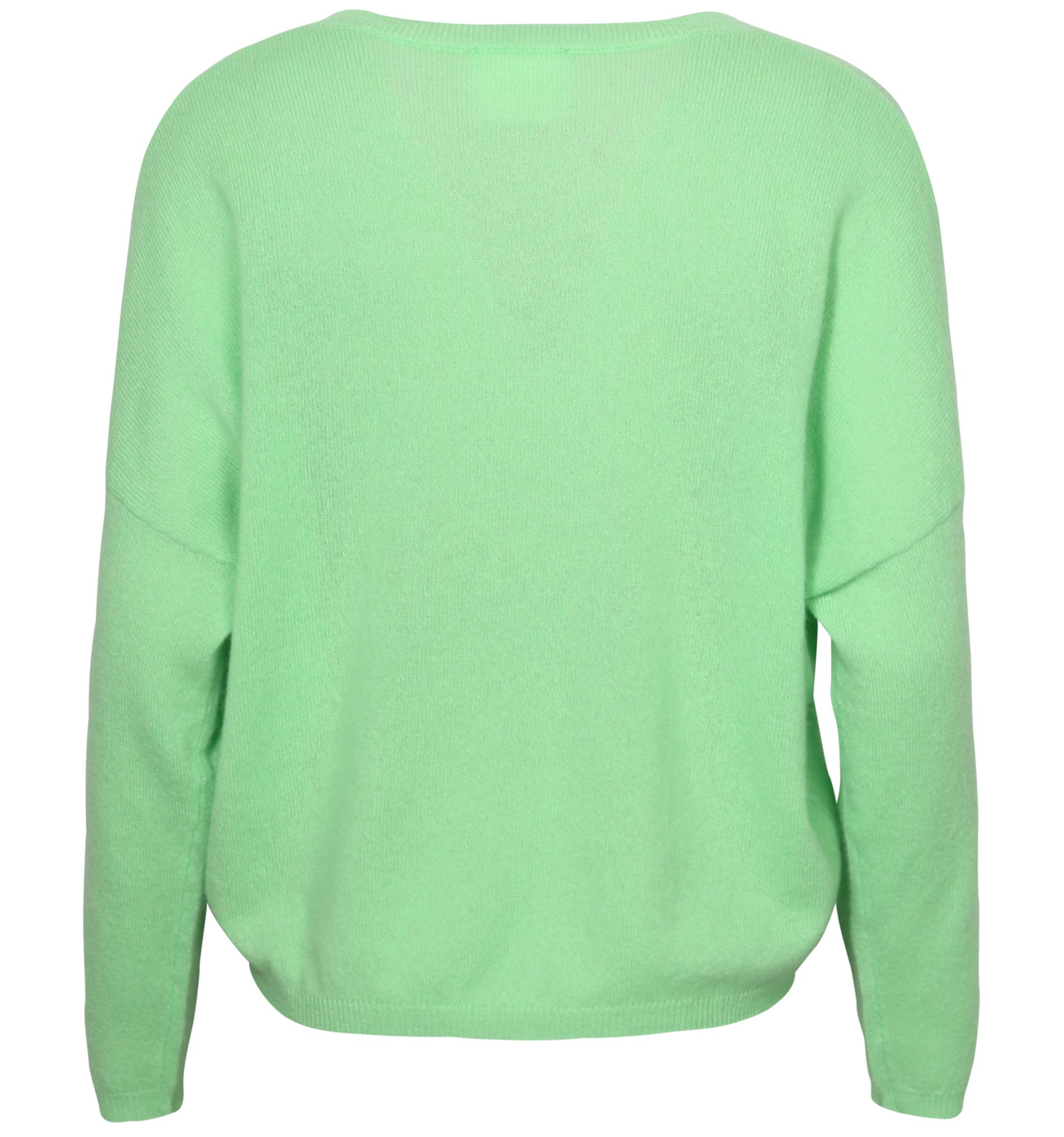 ABSOLUT CASHMERE V-Neck Sweater Alicia in Light Green XS