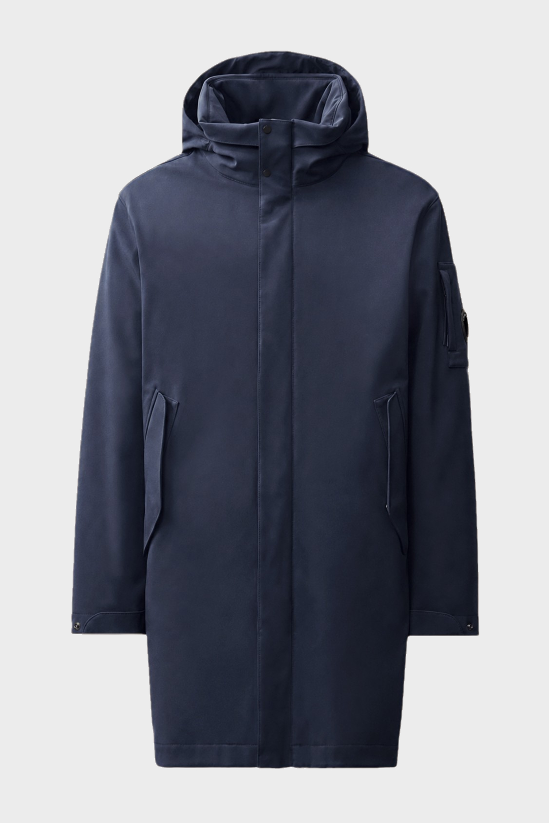 C.P. COMPANY Shell-R Padded Hooded Parka in Total Eclipse