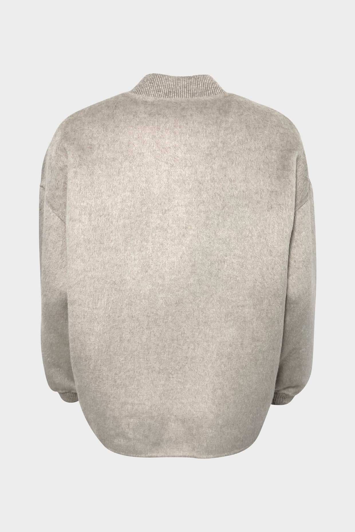 FLONA Bomber Jacket in Light Beige Melange FLONA Bomber Jacket in Light Beige Melange