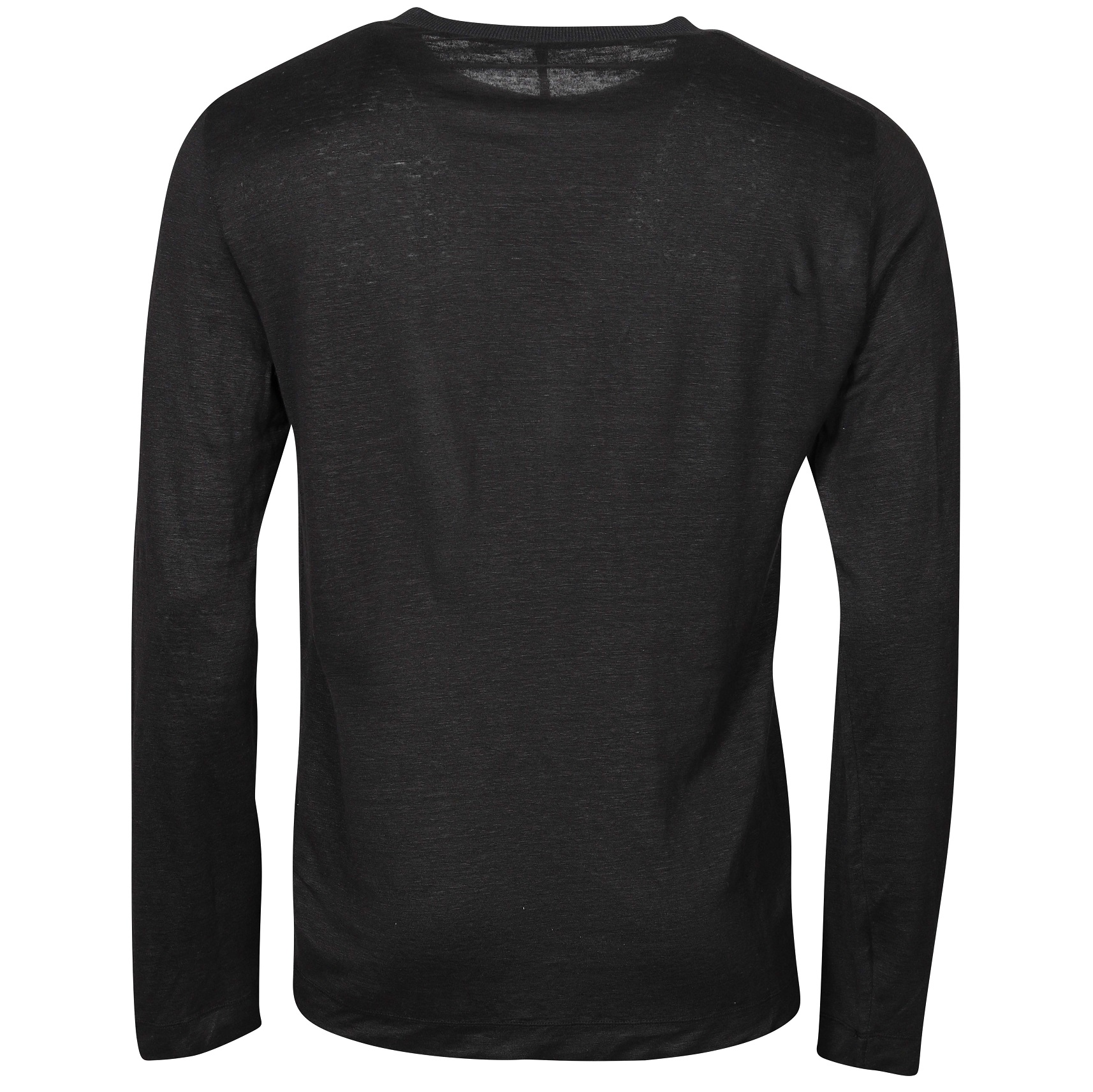 TRANSIT UOMO Hemp Longsleeve in Black XL