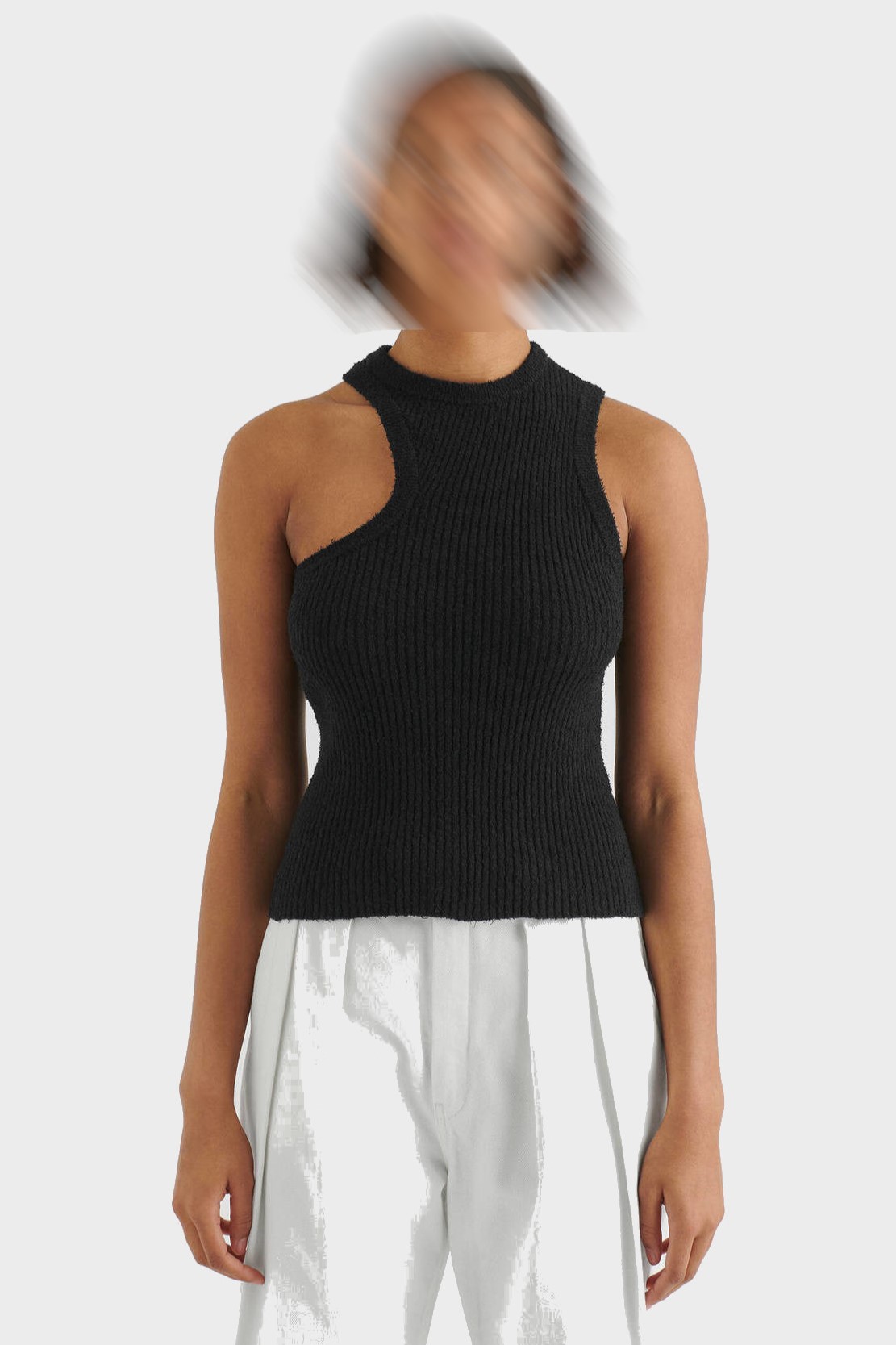 AXEL ARIGATO Scoop Asymmetric Tank Top in Black XS