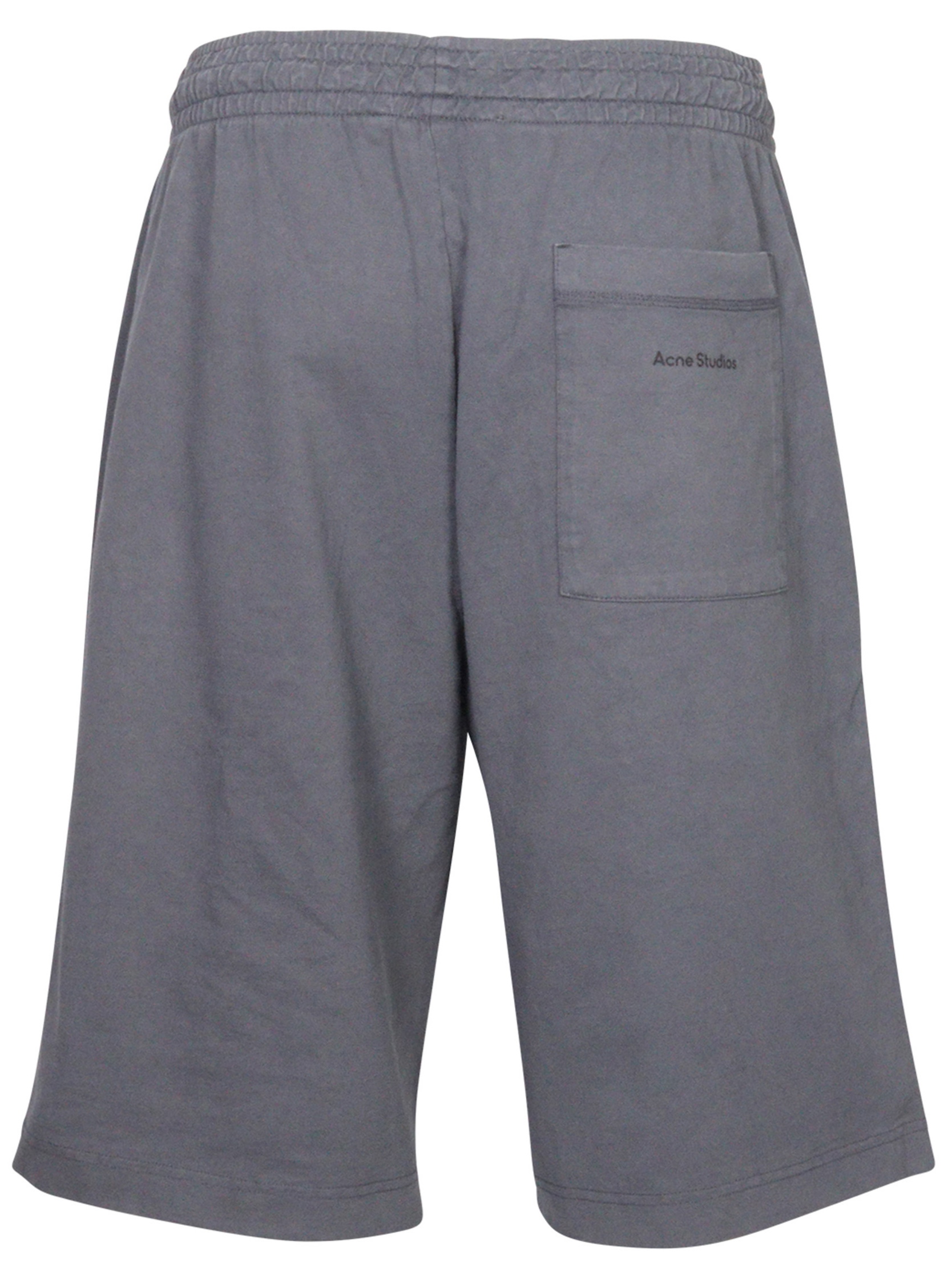 Acne Studios Sweat Short Frenemi Stamp Slate Grey L