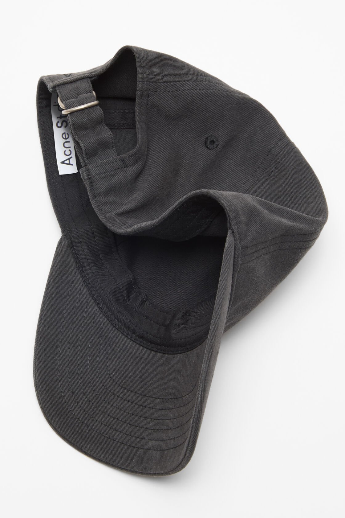 ACNE STUDIOS Face Baseball Cap in Black