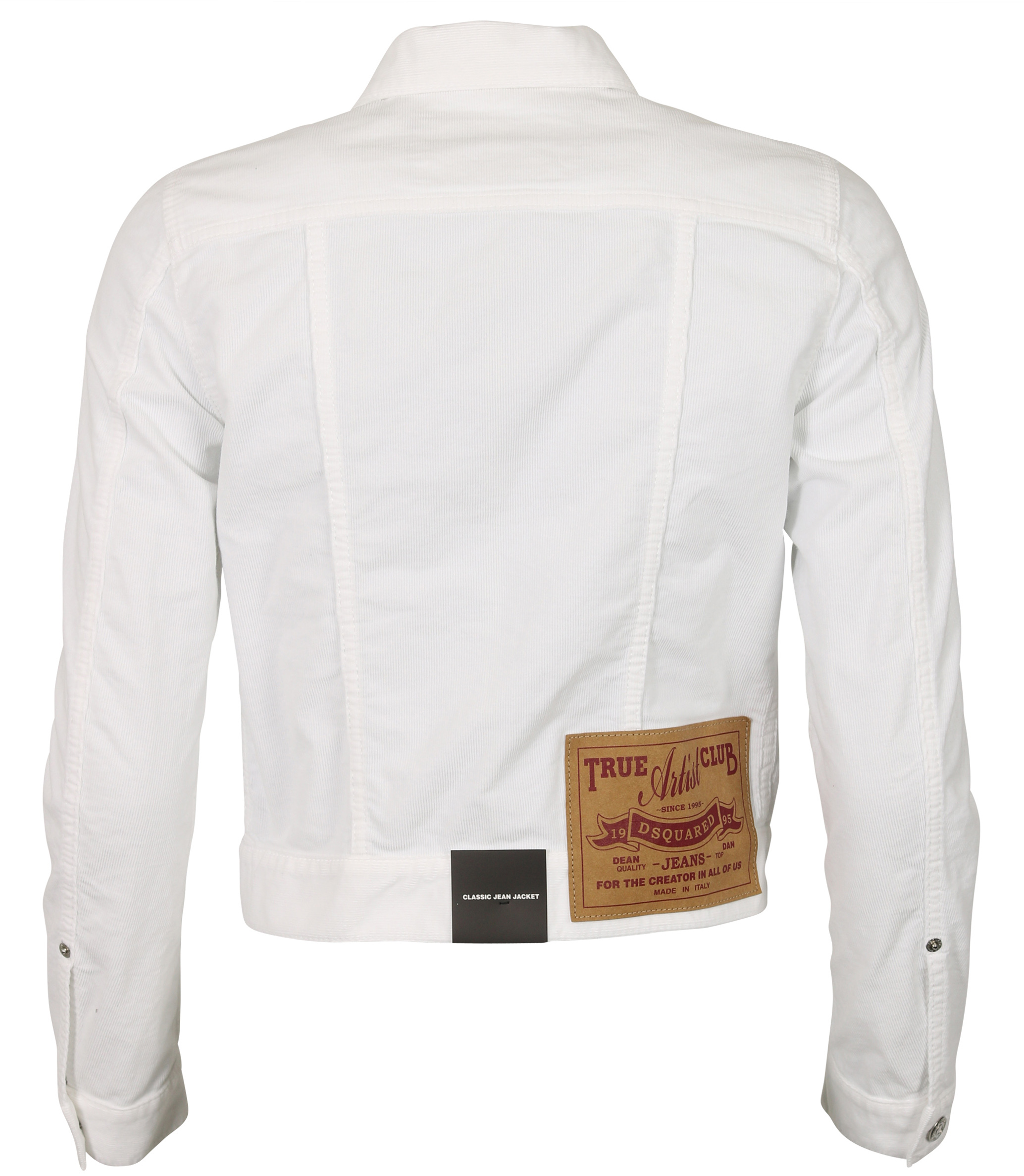 Dsquared Cord Jacket Off White IT/40 - DE/34